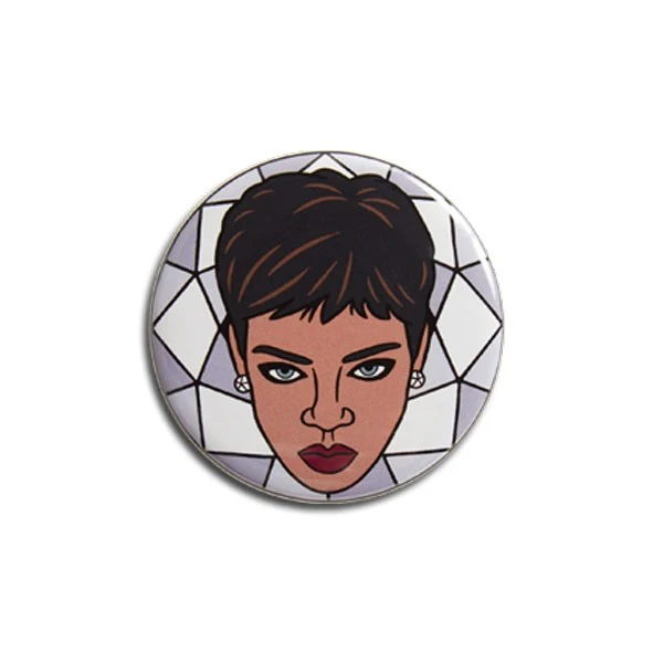 Rihanna Round Magnet - Image 2