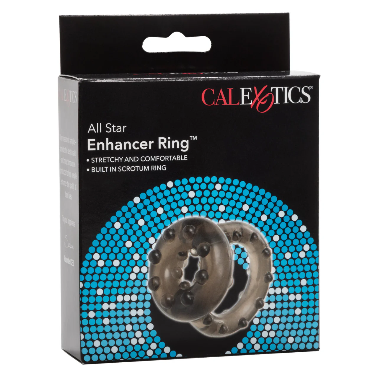 Rings! All Star Enhancer Ring Cock Ring - Smoke - Image 3