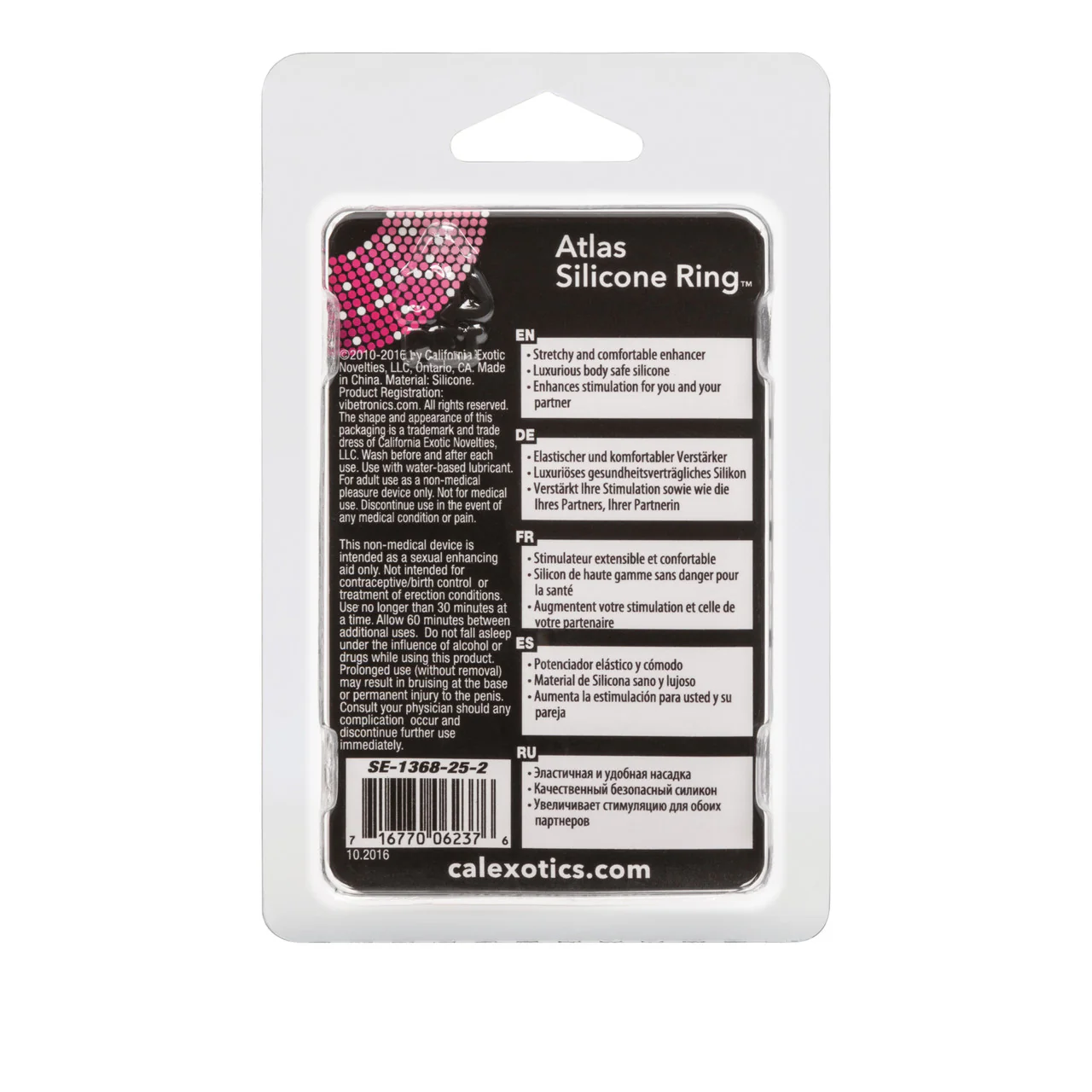Rings! Atlas Silicone Cock Ring - Black - Image 4