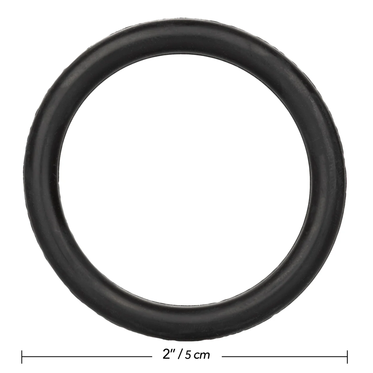 Rings! Black Rubber Cock Ring- Medium - Image 5