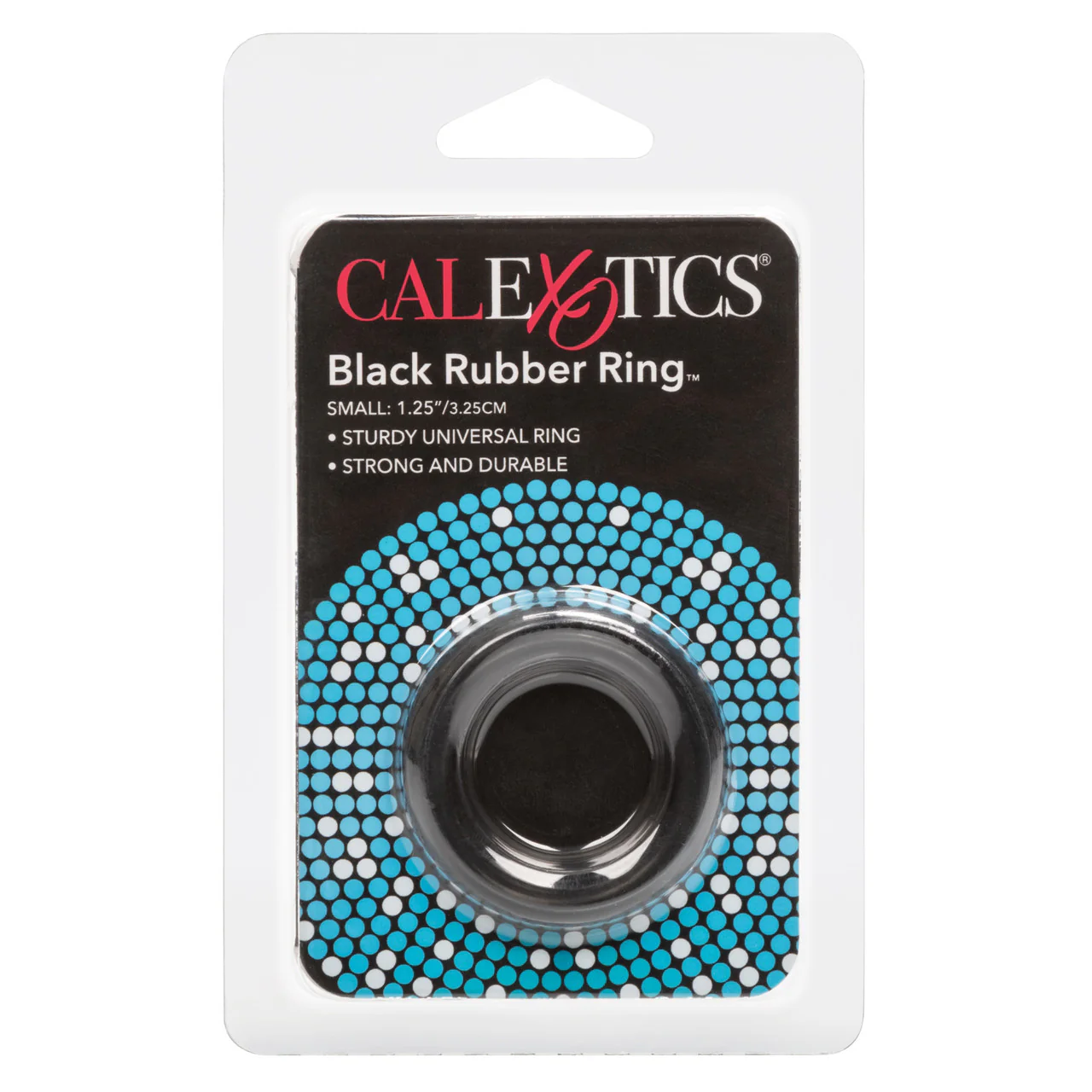 Rings! Black Rubber Cock Ring - Small - Image 3