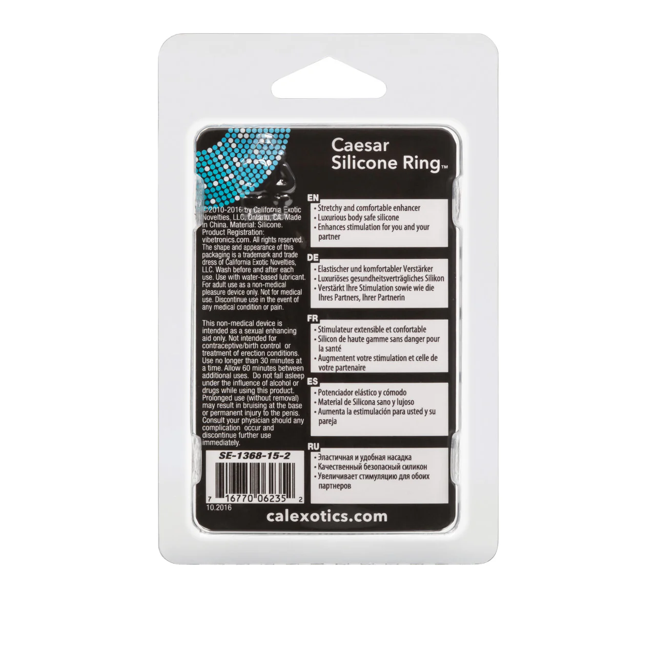 Rings! Caesar Silicone Cock Ring - Black - Image 4