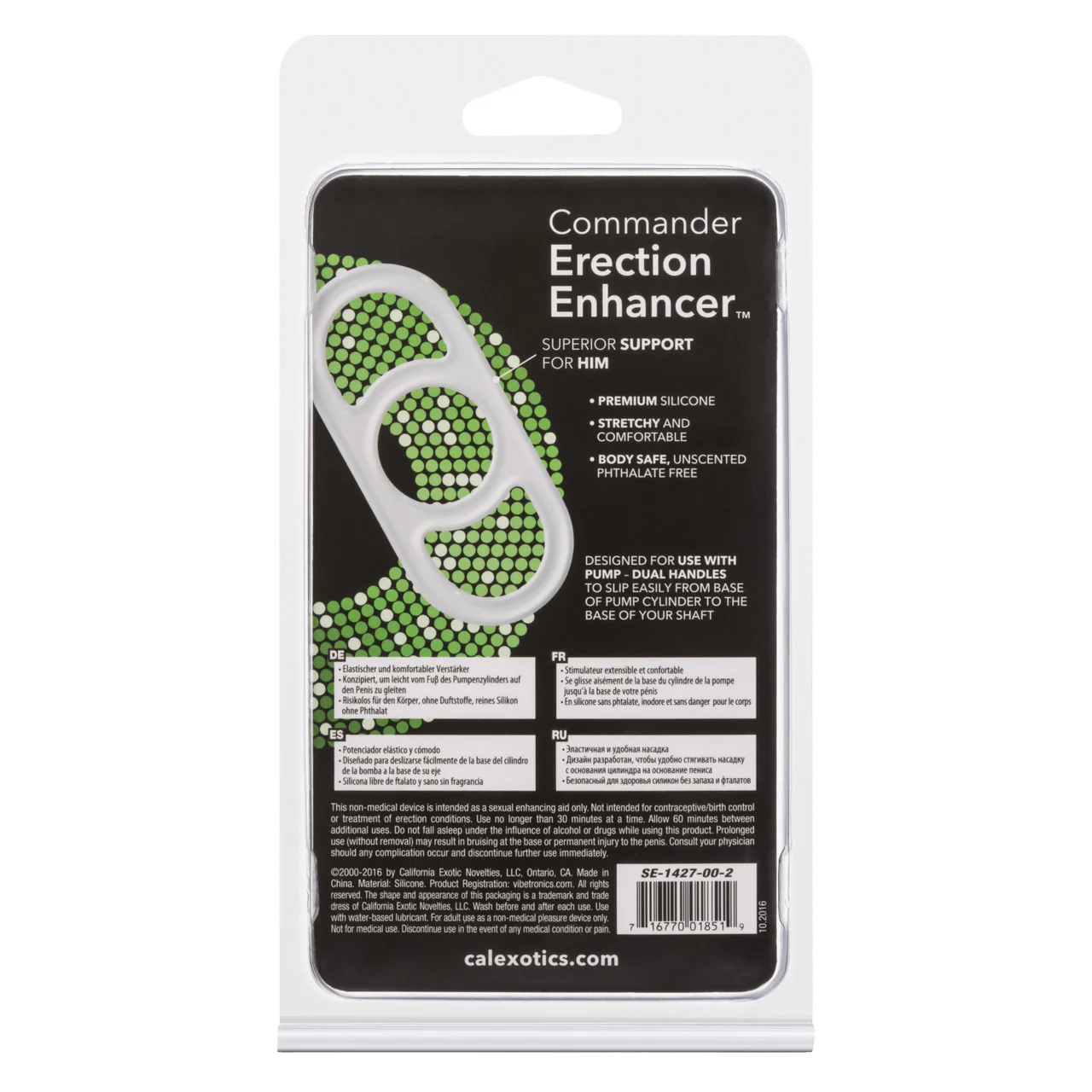 Rings! Commander Erection Enhancer Silicone Cock Ring - Image 2