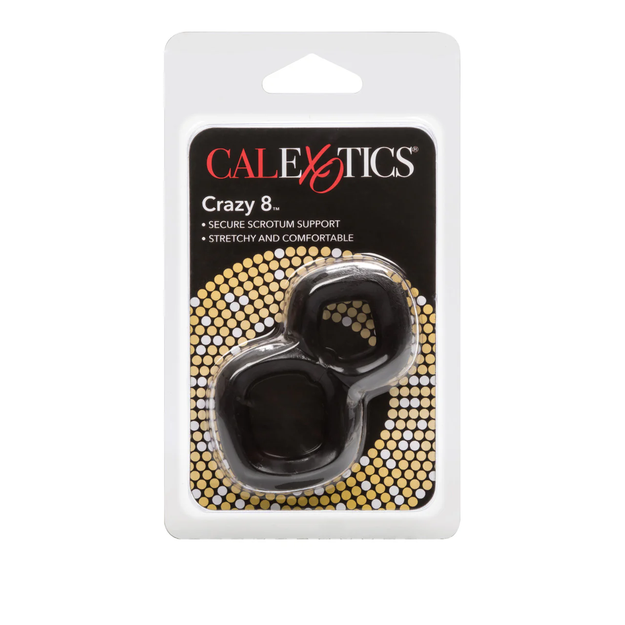 Rings! Crazy 8 Cock Ring - Black - Image 3