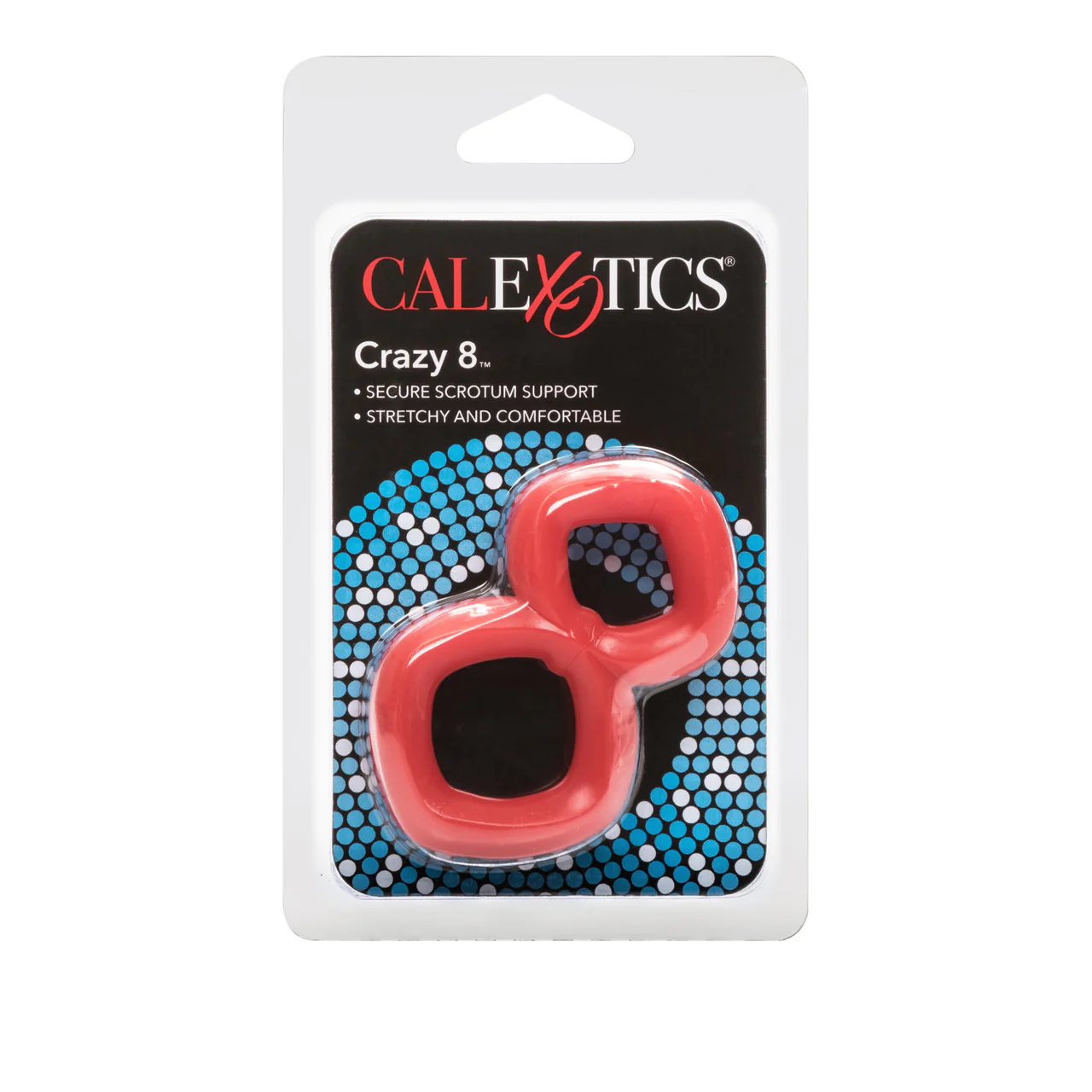 Rings! Crazy 8 Cock Ring - Red - Image 3