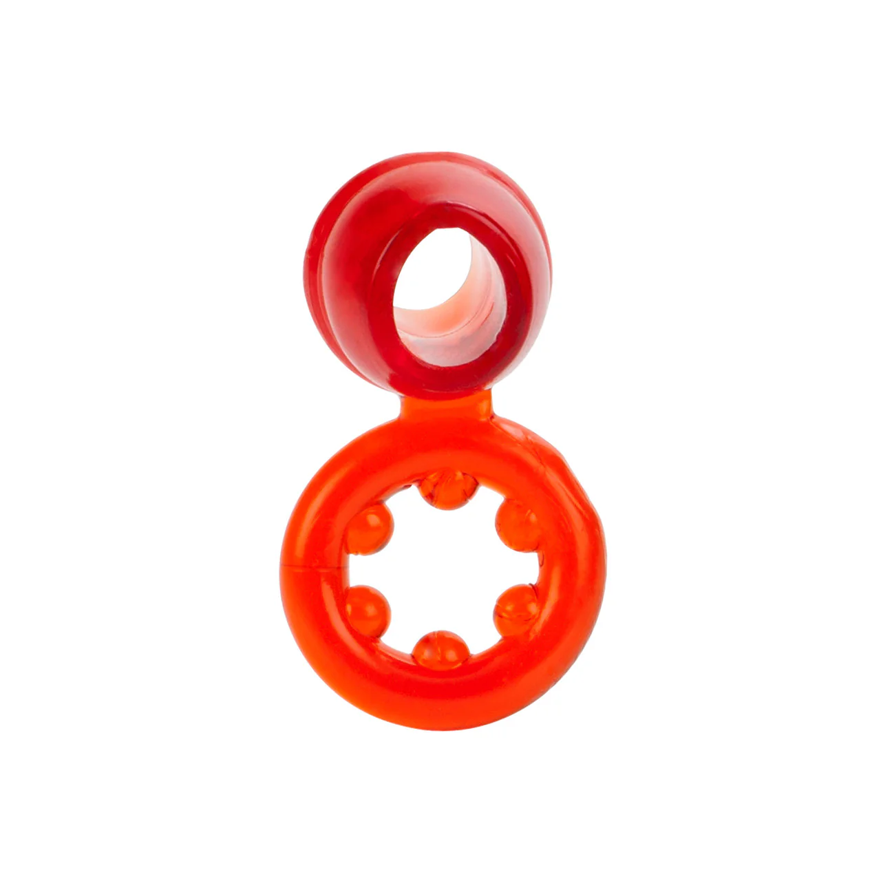 Rings! Dual Support Magnum Ring Cock Ring - Red - Image 6