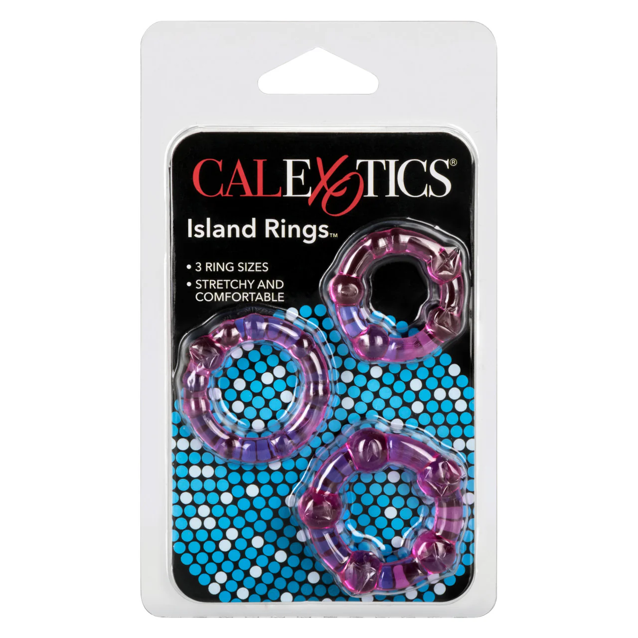 Rings! Island Rings Cock Rings (3 piece set) - Pink - Image 3
