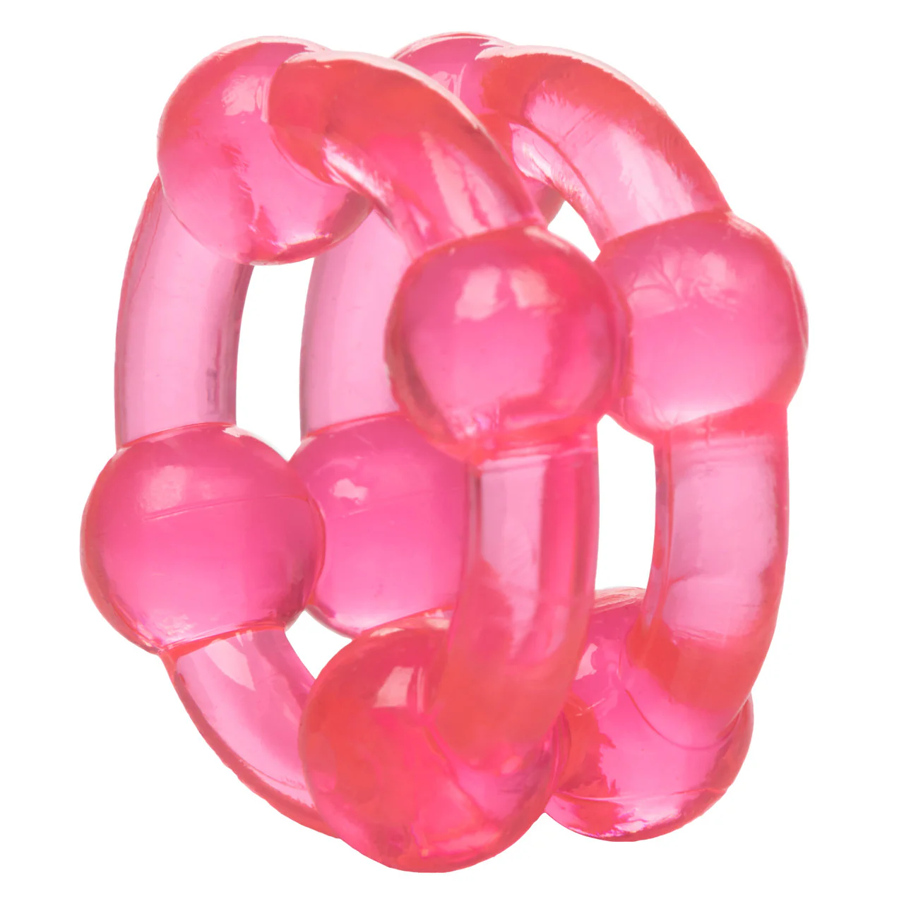 Rings! Island Rings Double Stacker Cock Rings (2 piece set) - Pink - Image 8