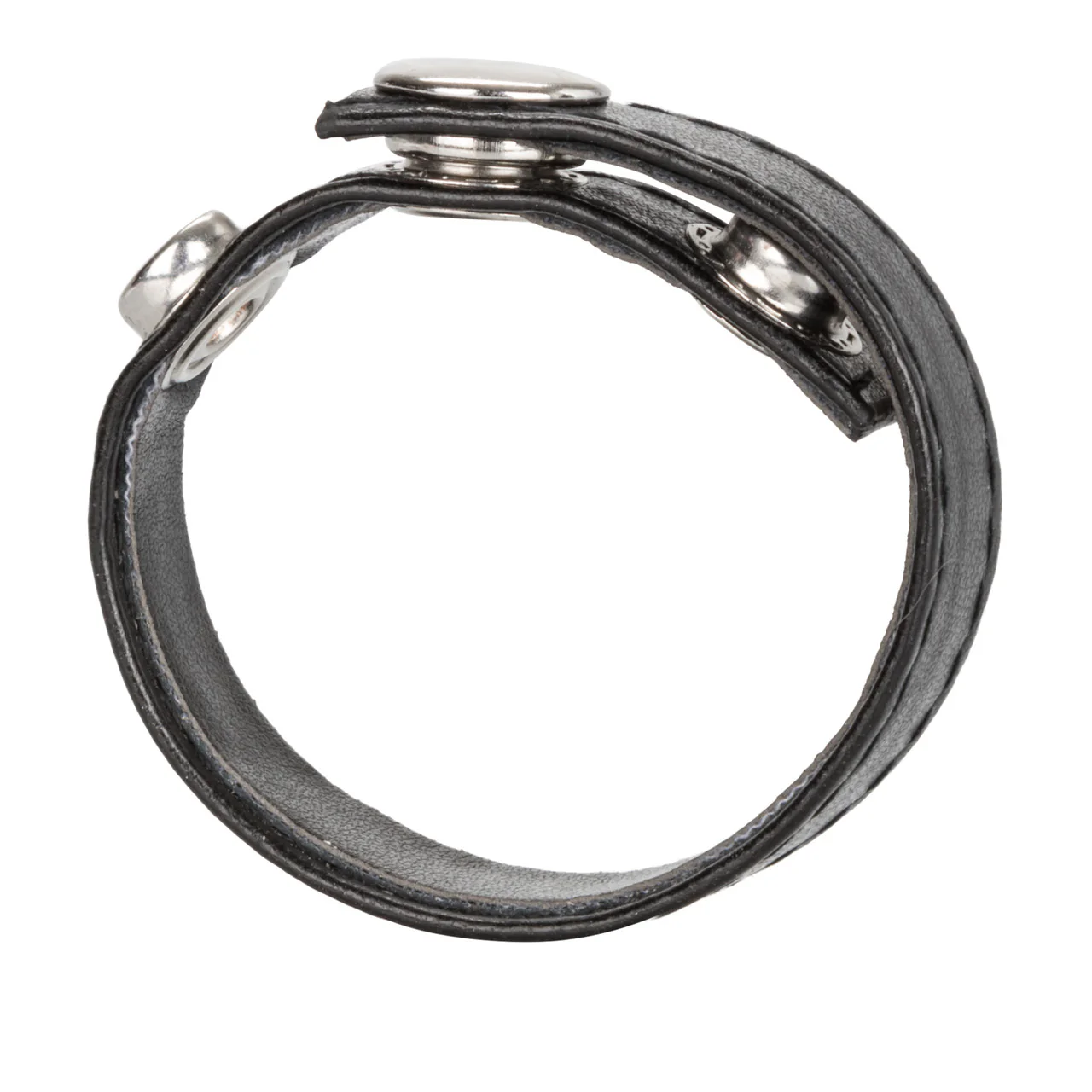 Rings! Leather 3 Snap Ring Cock - Image 5