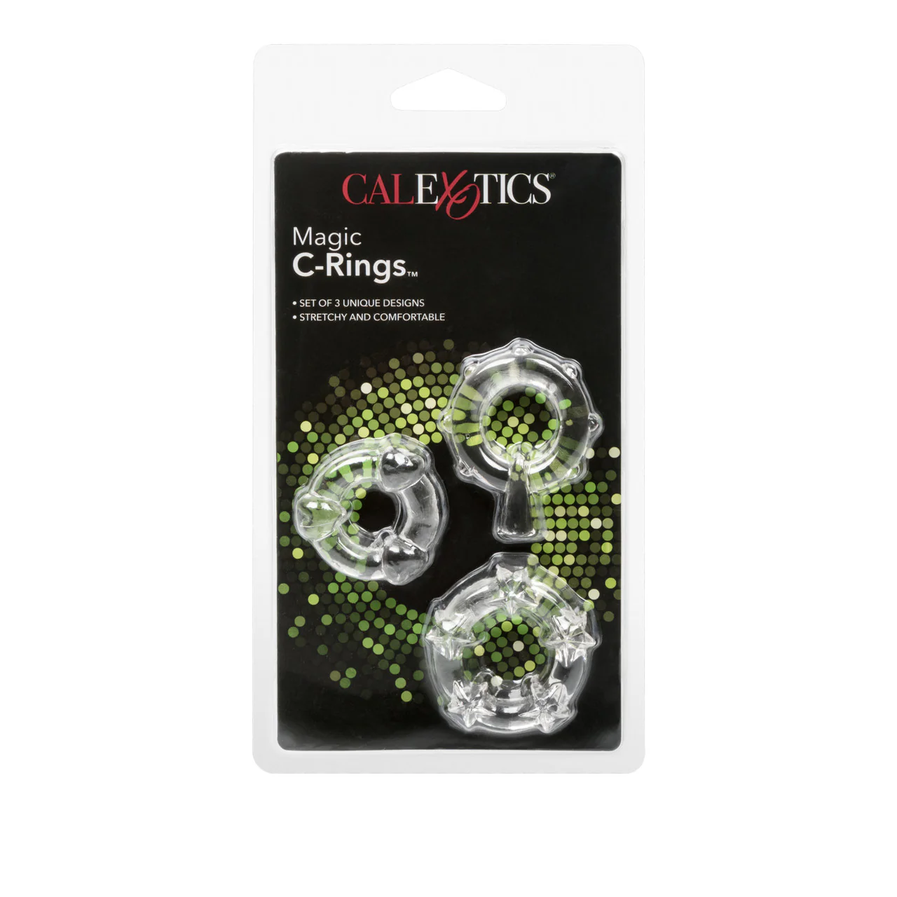 Rings! Magic C Rings Cock Rings (3 Piece Set) - Clear - Image 3