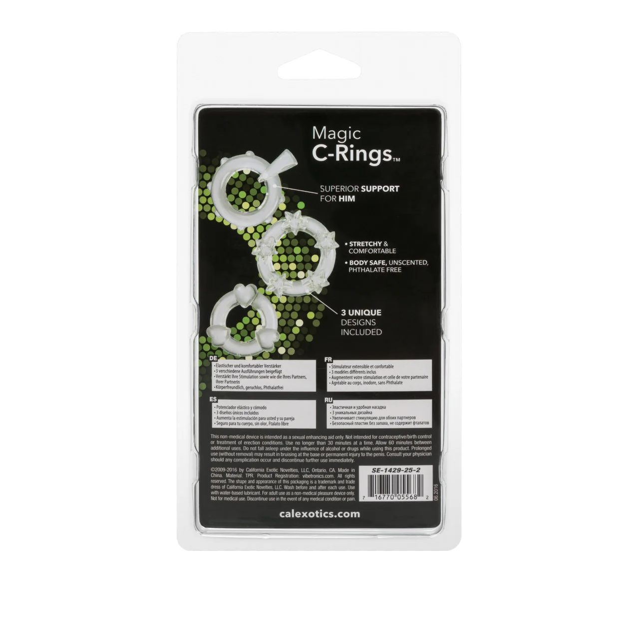 Rings! Magic C Rings Cock Rings (3 Piece Set) - Clear - Image 4