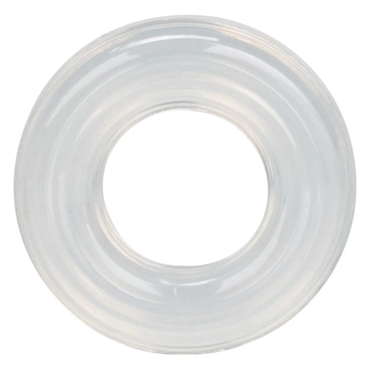 Rings! Premium Silicone Cock Ring - Large - Clear - Image 2