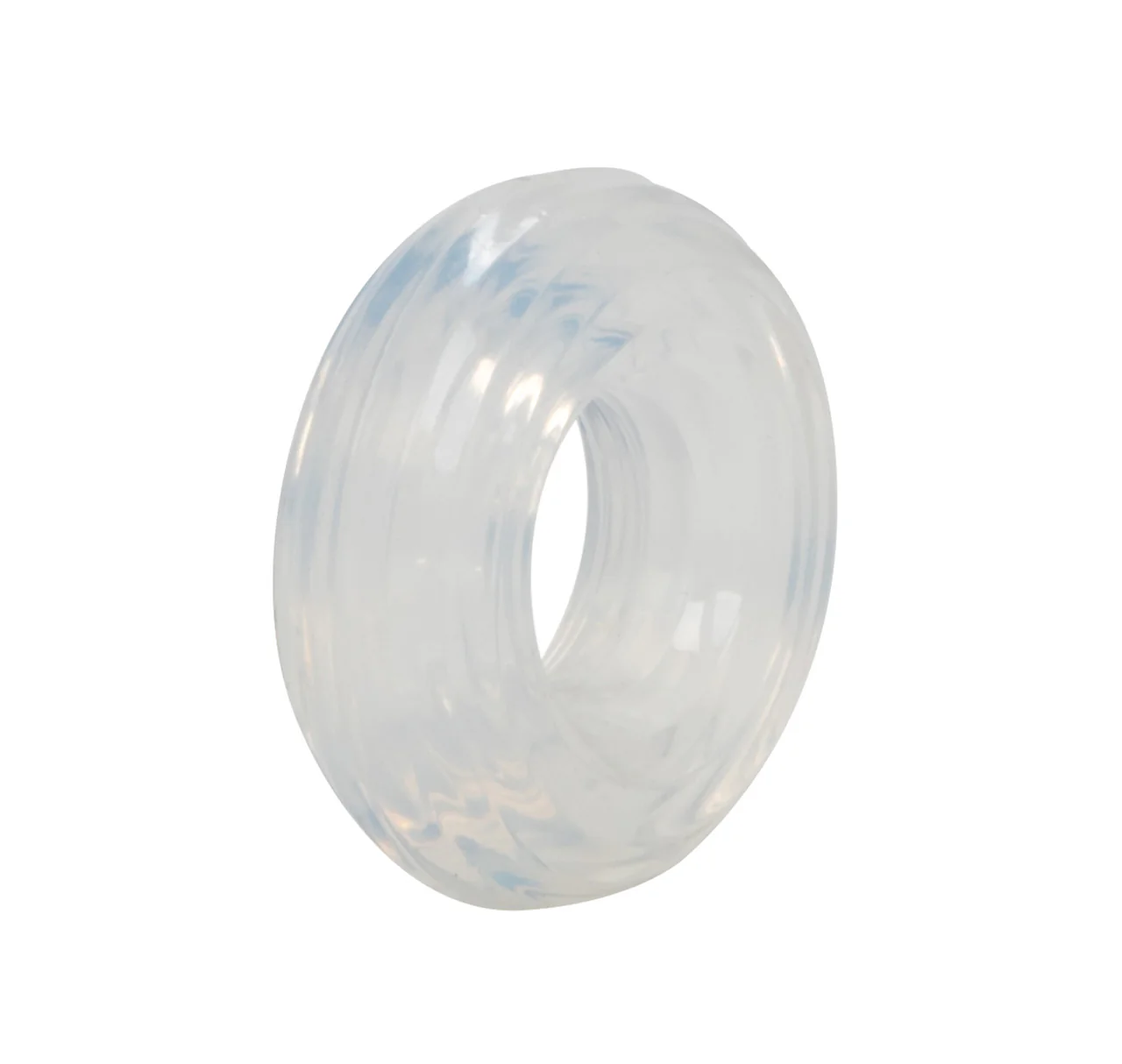 Rings! Premium Silicone Cock Ring - Medium - Clear - Image 6