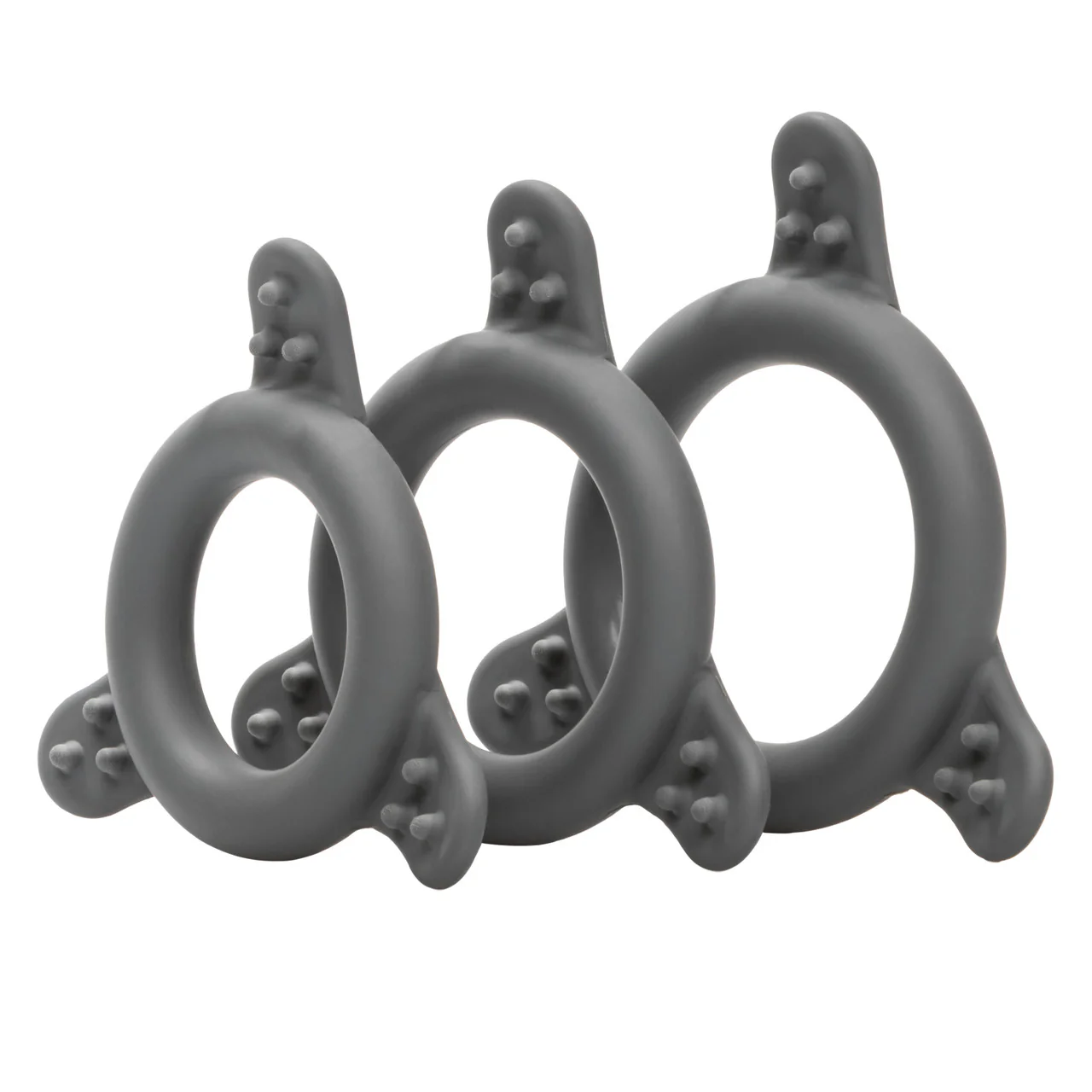 Rings! Pro Series Silicone Cock Ring Set (3 Piece Set) - Image 2