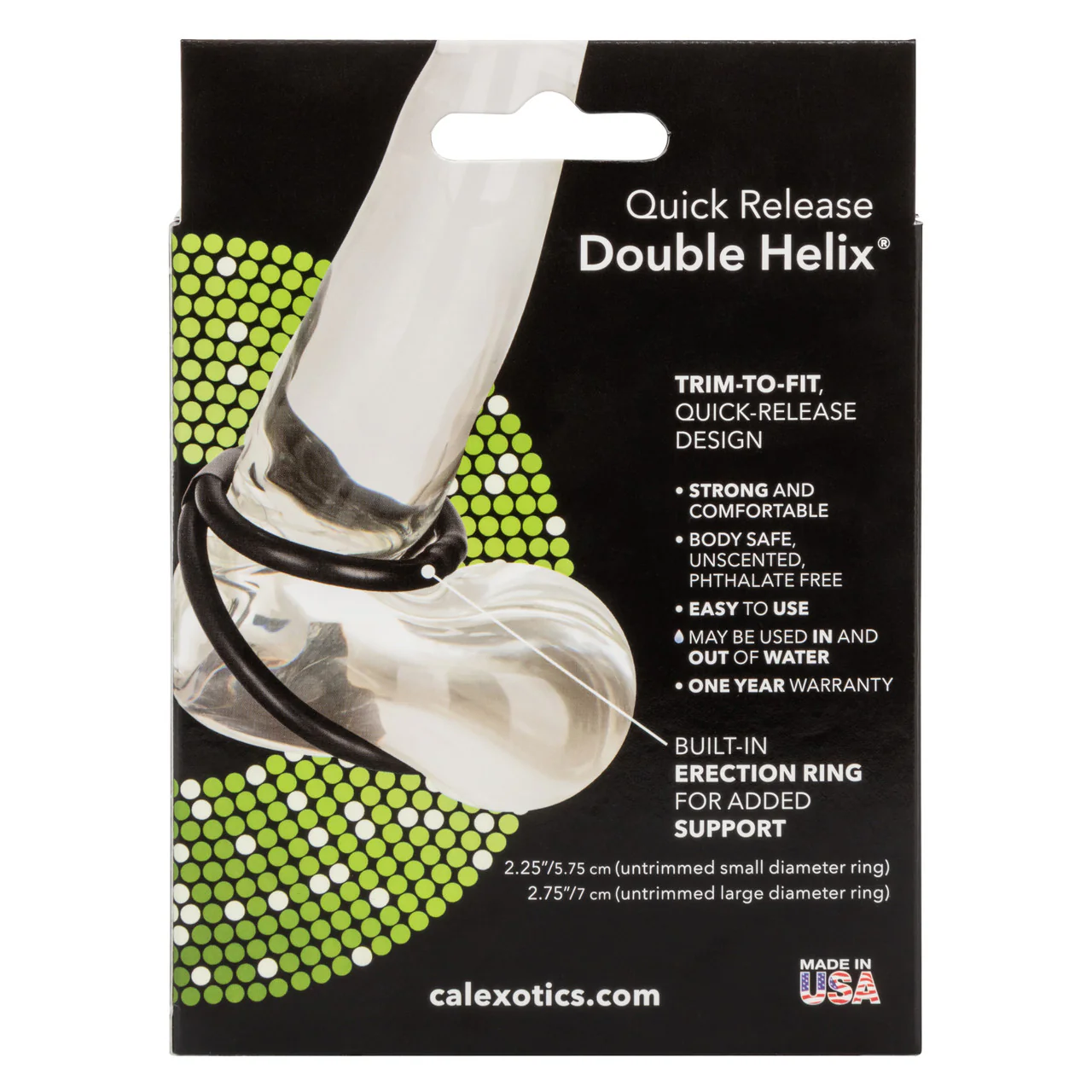 Rings! Quick Release Double Helix Cock Ring - Image 4