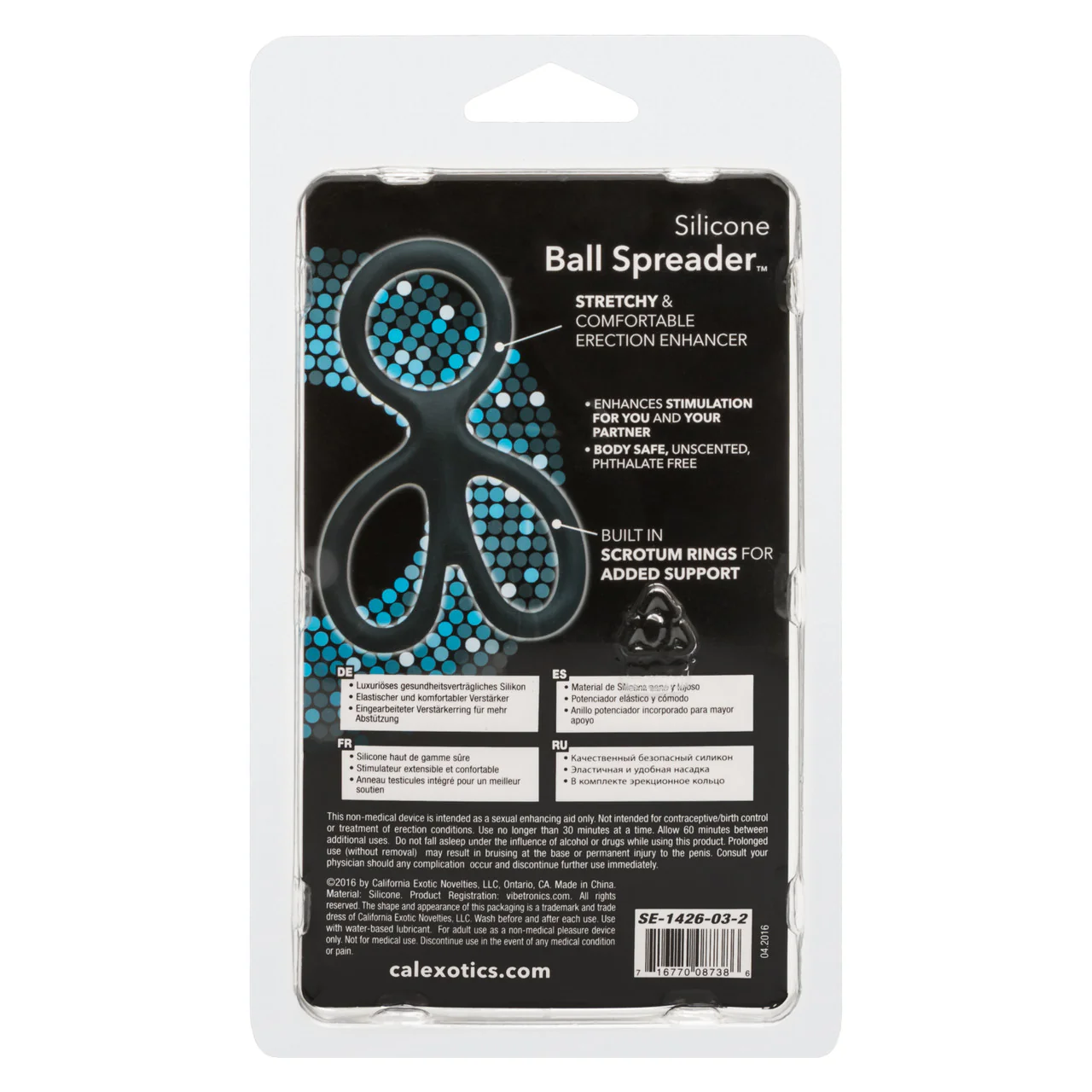 Rings! Silicone Ball Spreader Cock Ring - Image 4