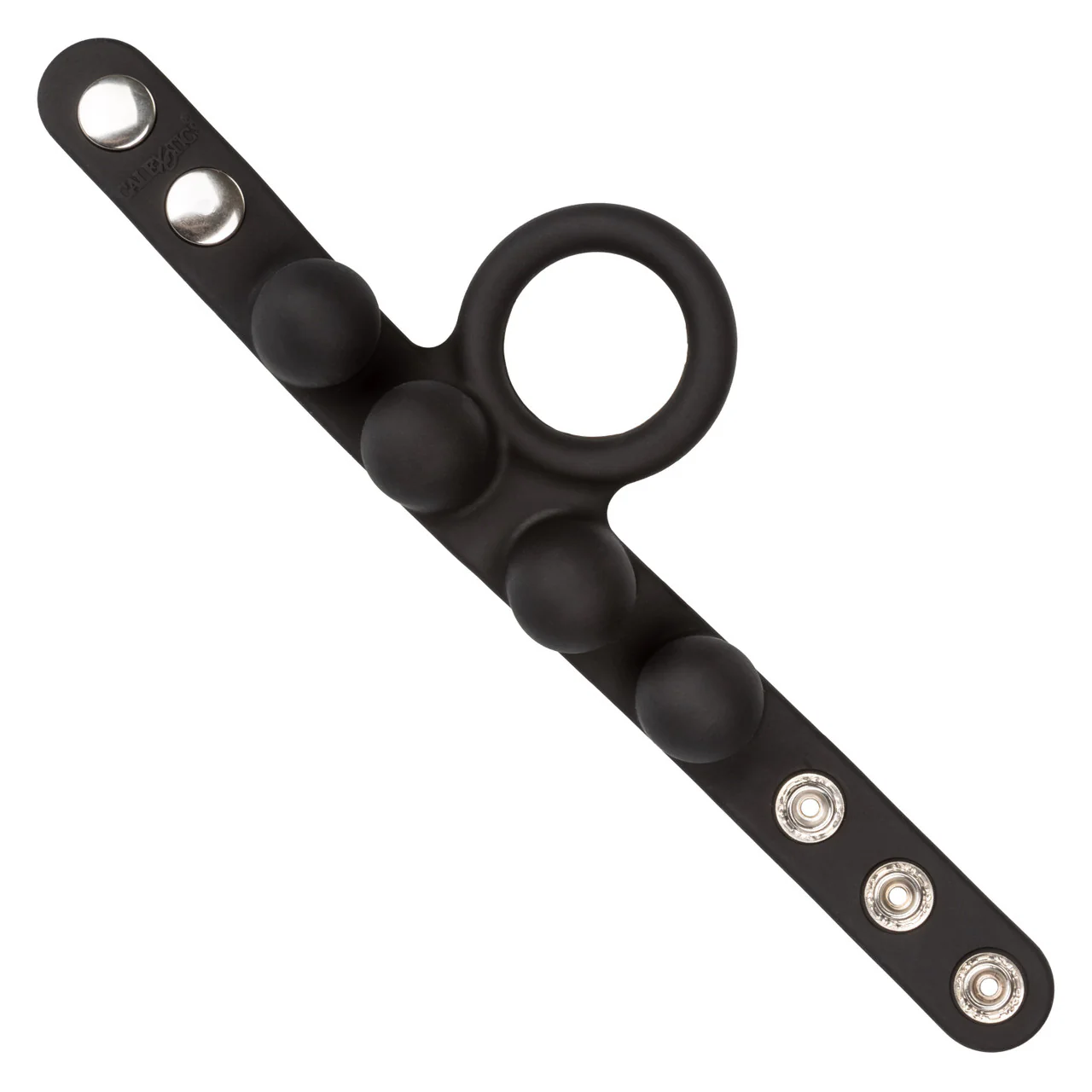 Rings! Silicone Medium Weighted C-Ring Ball Stretcher Cock Ring - Image 9