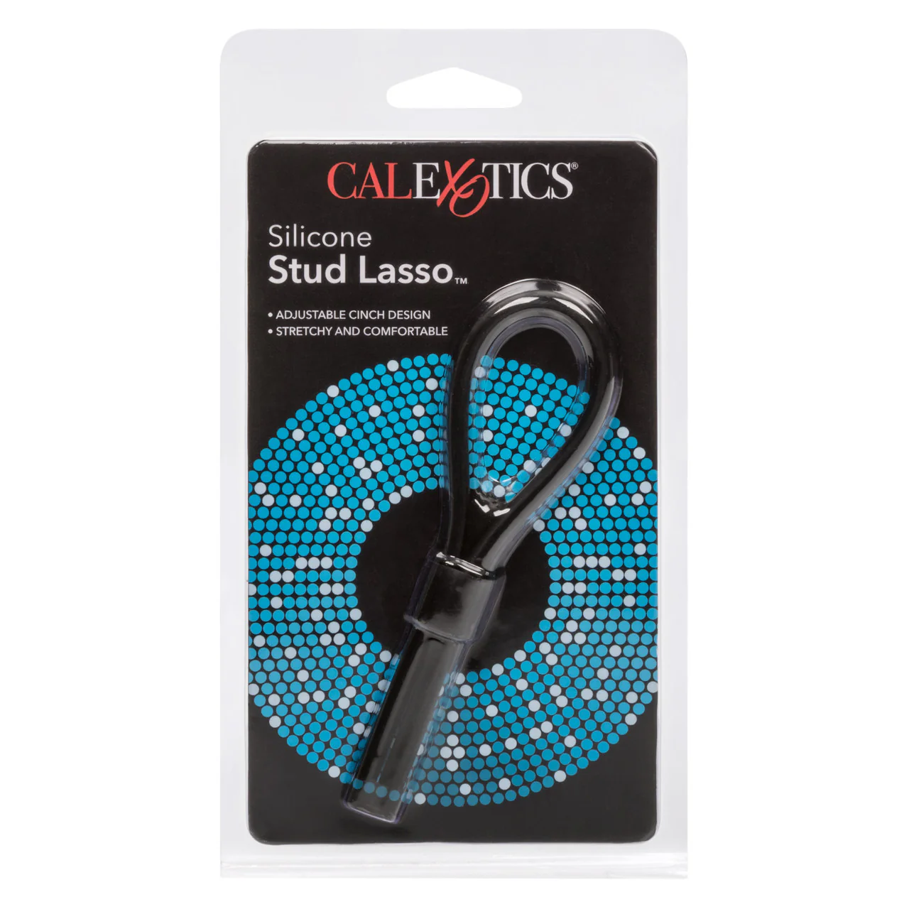 Rings! Silicone Stud Lasso Cock Ring - Black - Image 3