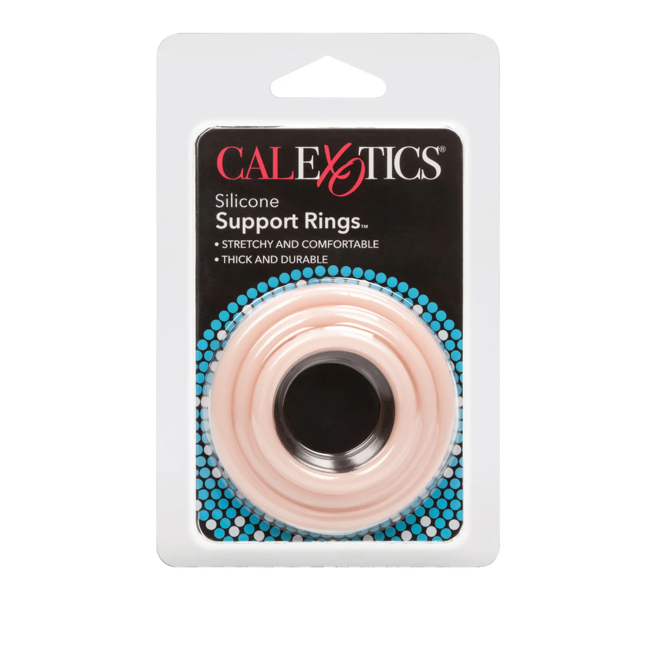 Rings! Silicone Support Rings Cock Rings (3 Piece Set) - Ivory - Image 3