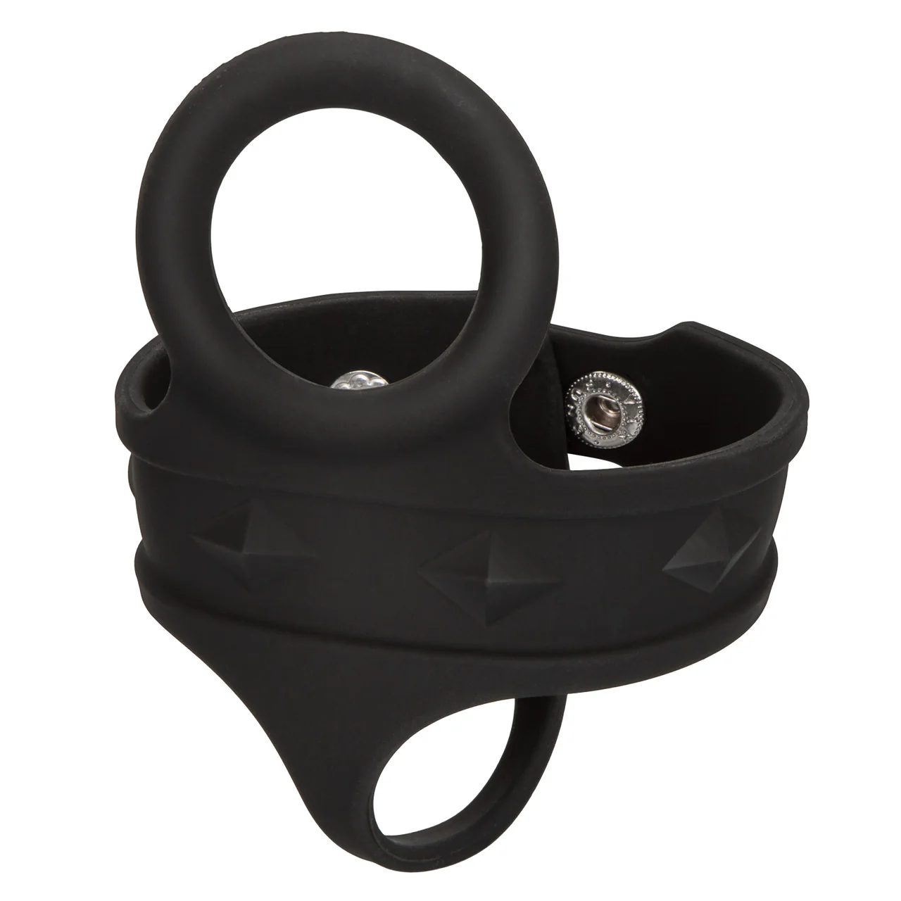 Rings! Silicone Tri-Snap Ball Spreader Cock Ring - Image 2