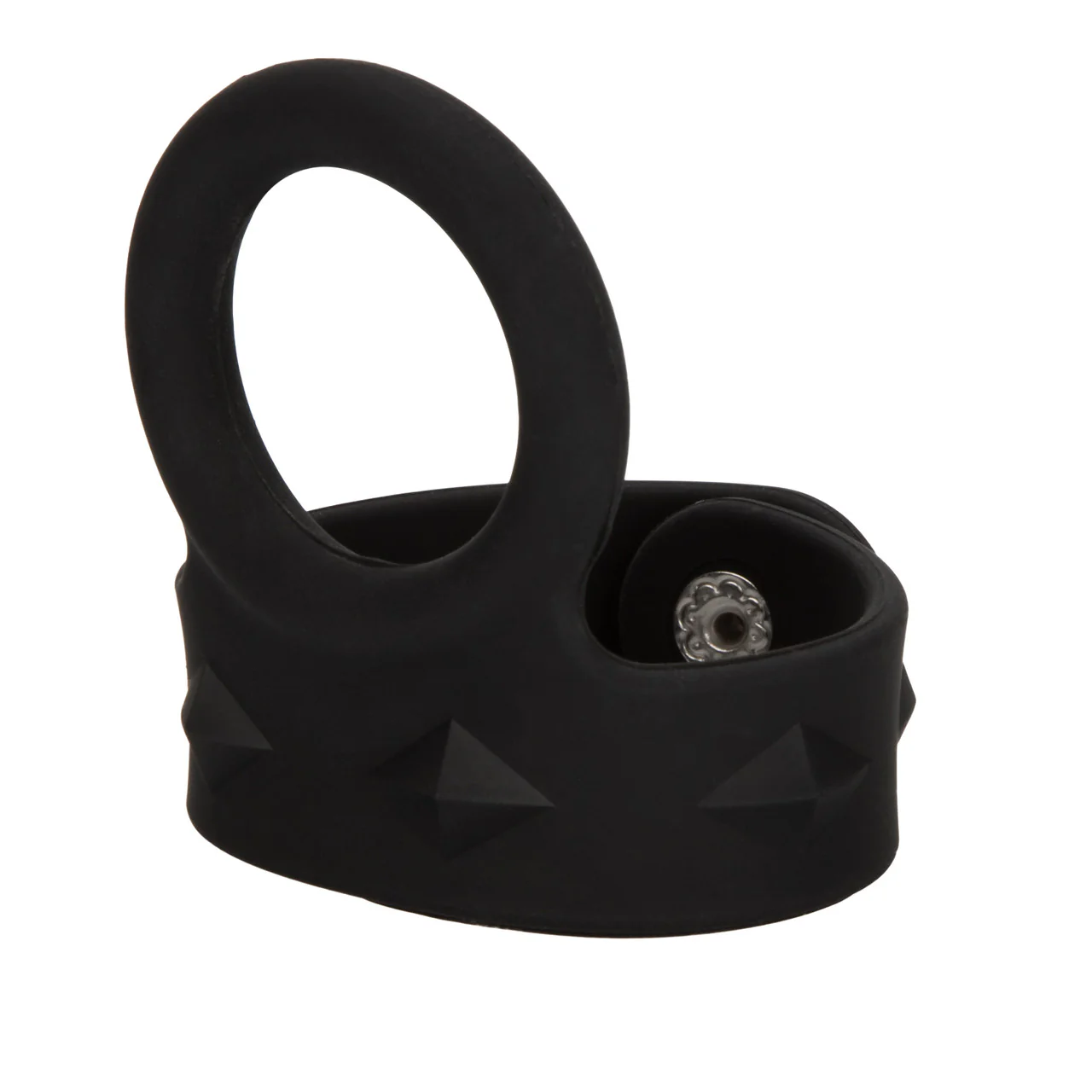 Rings! Silicone Tri-Snap Scrotum Support Cock Ring - Image 2