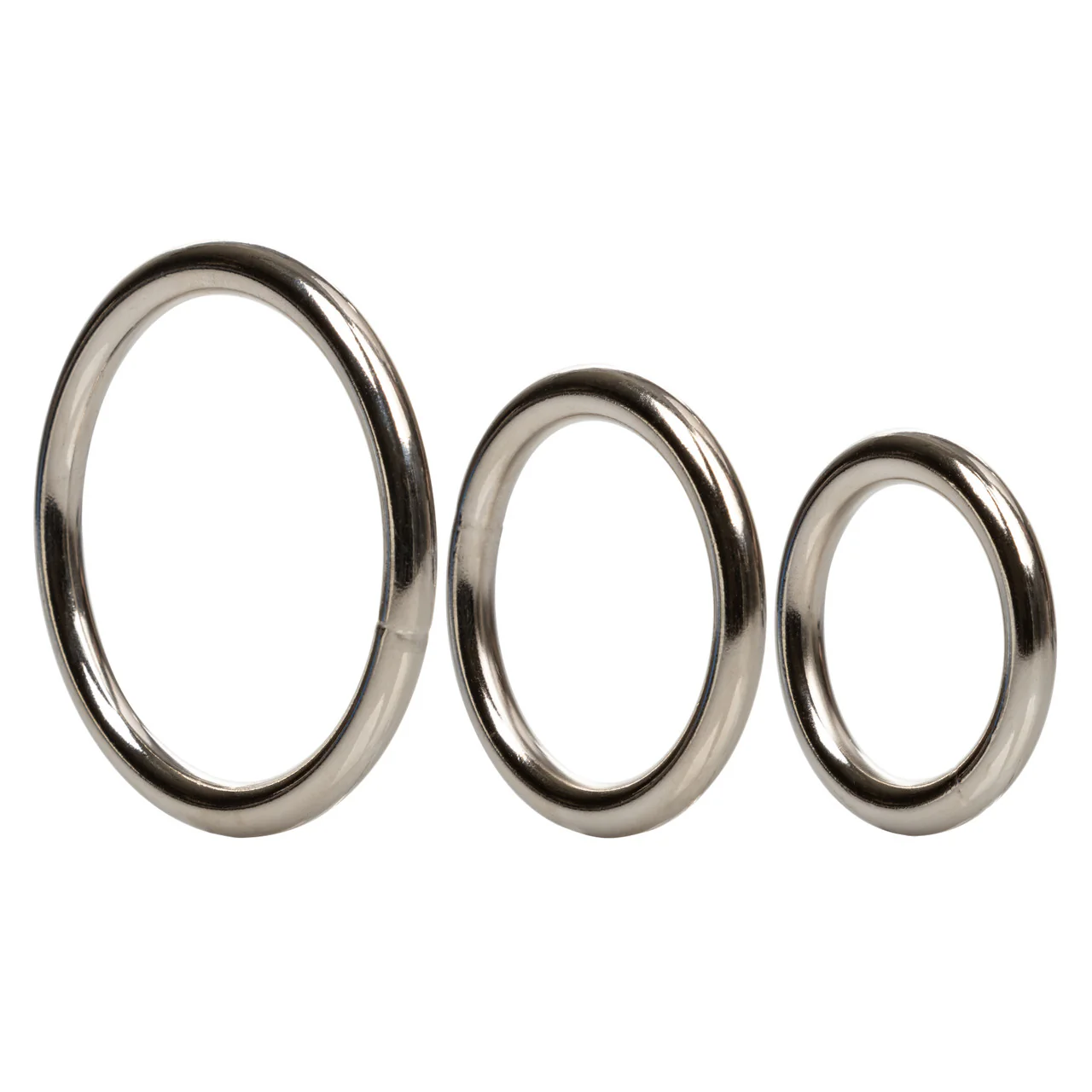 Rings! Silver Cock Rings (3 Piece Set) - Image 7