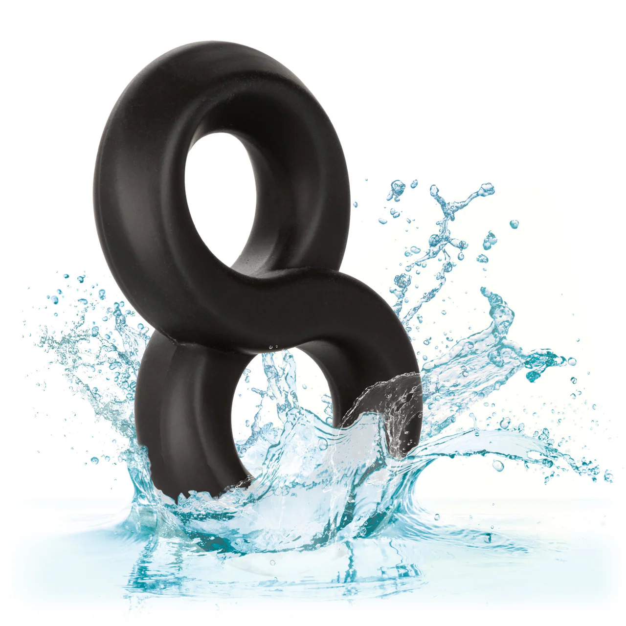 Rings! Ultra-Soft Crazy 8 Dual Silicone Cock Ring - Image 7