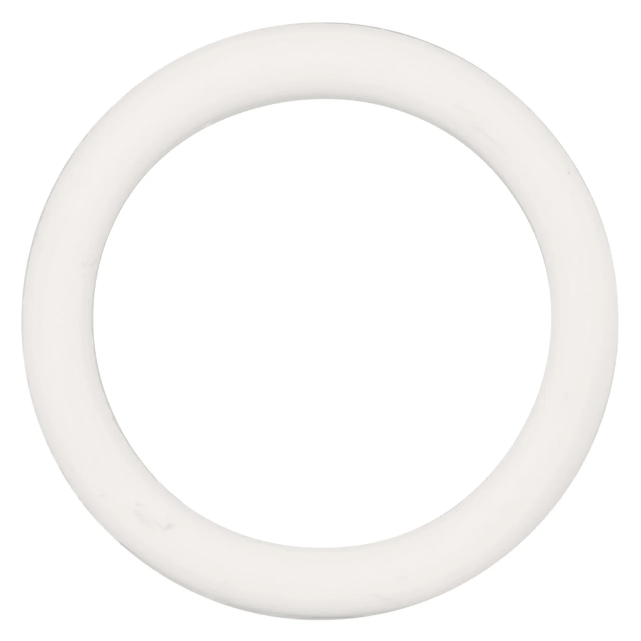 Rings! White Rubber Cock Ring - Medium - Image 2