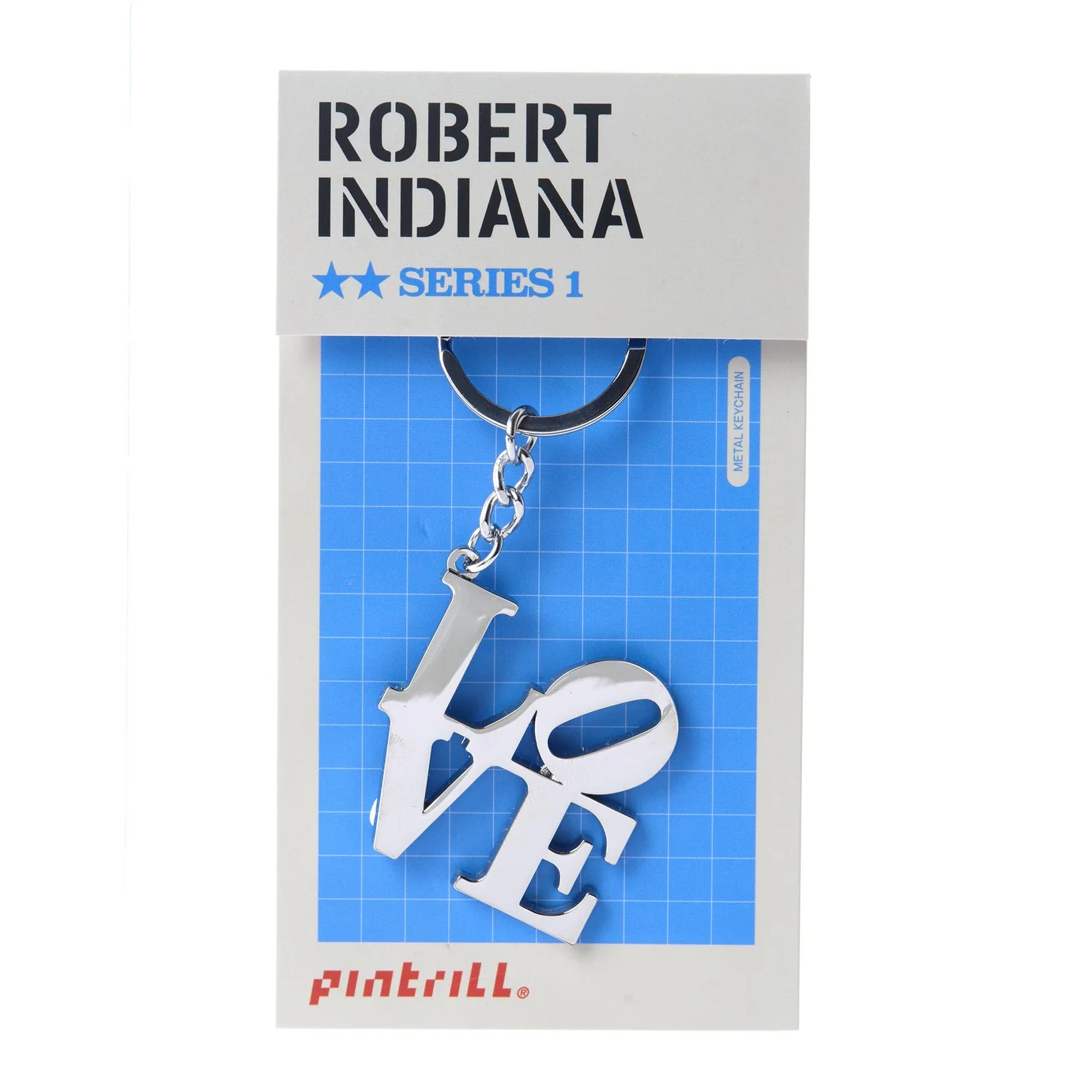 ROBERT INDIANA Love Keychain - Silver - Image 2