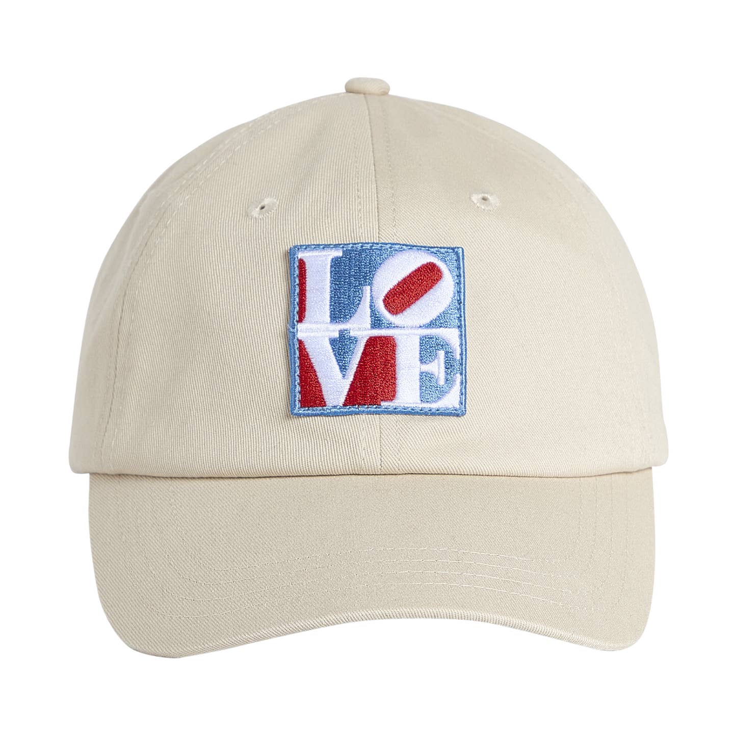 Robert Indiana Love Patch Dad Cap - Stone