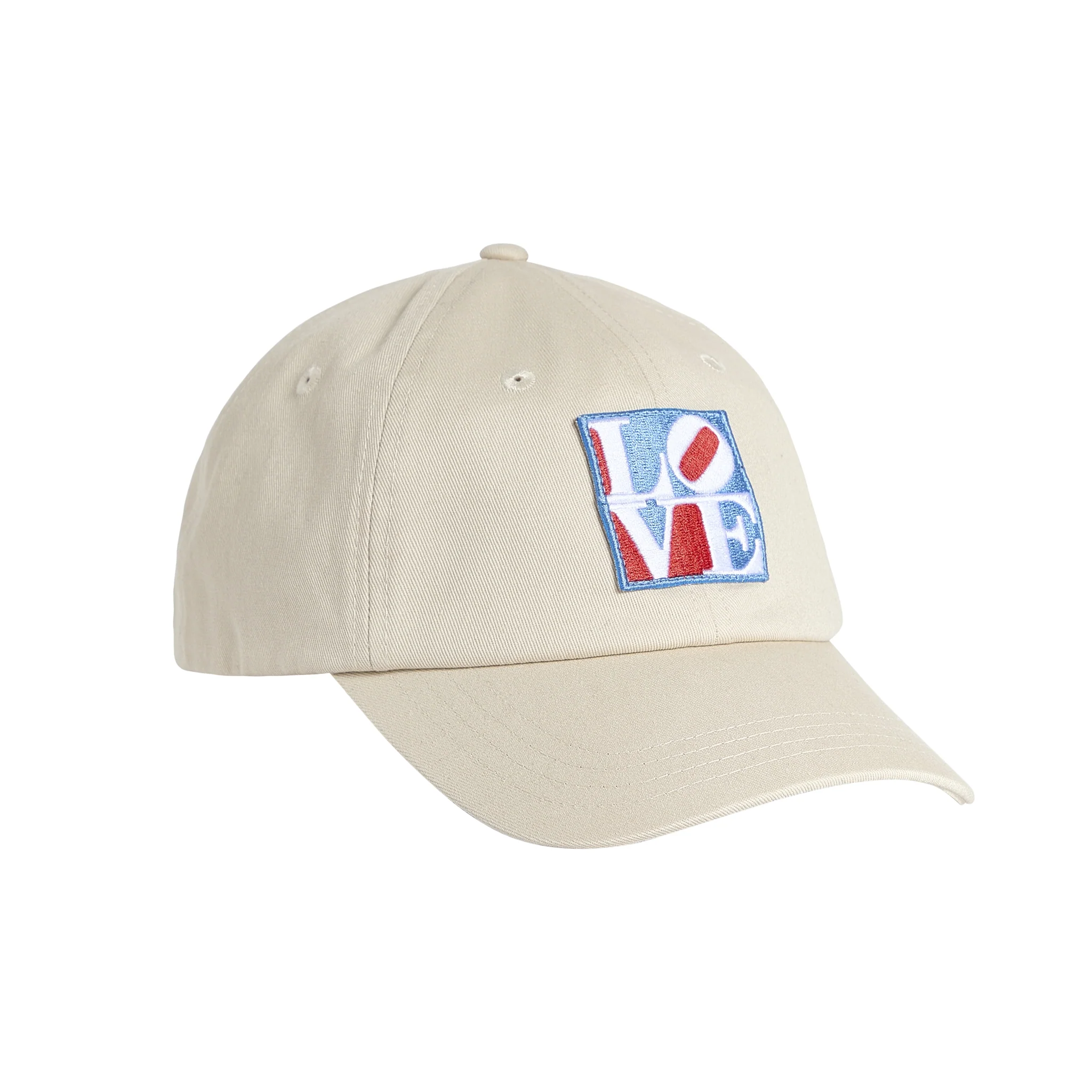 Robert Indiana Love Patch Dad Cap - Stone - Image 2