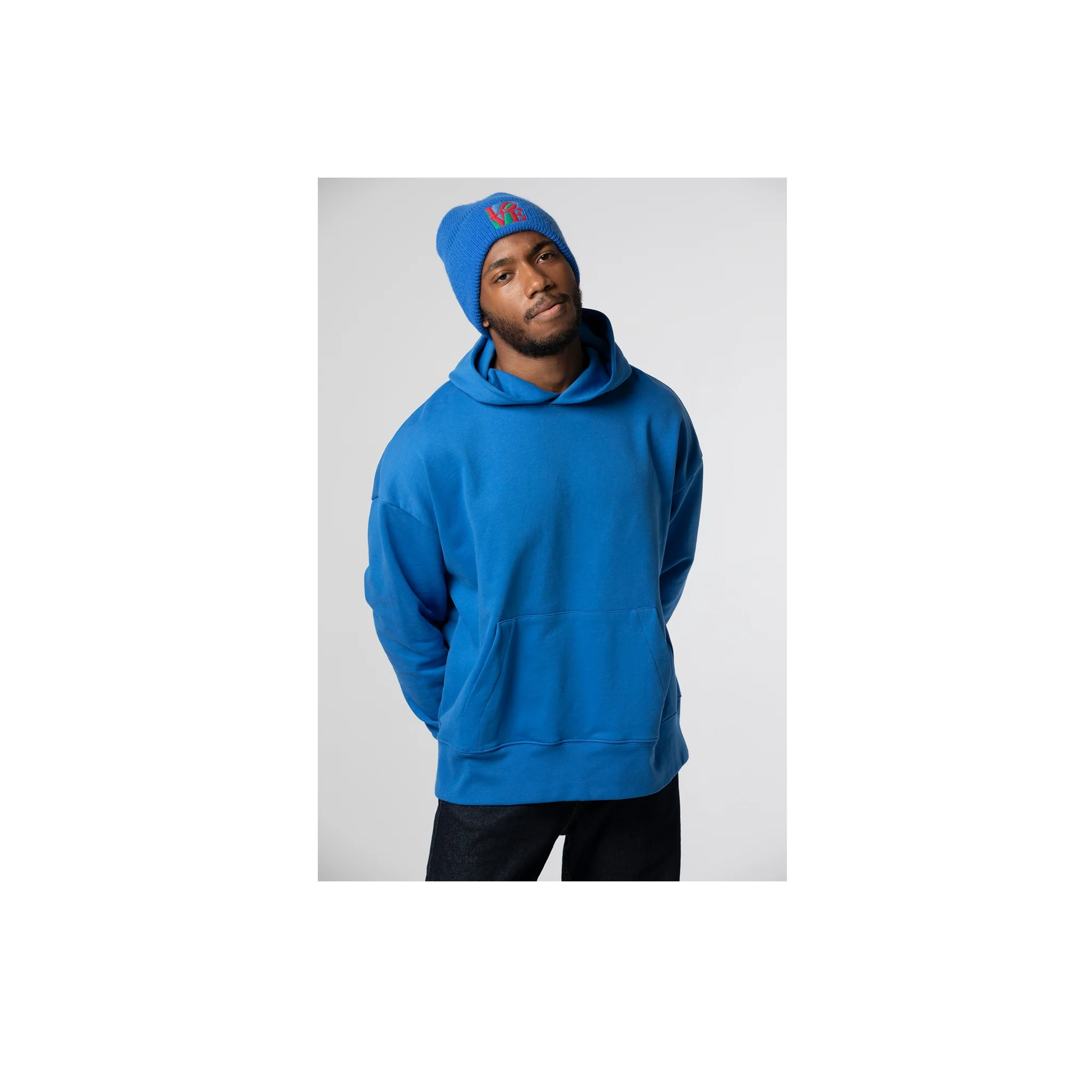Robert Indiana Love Patch Knit Beanie - Image 3