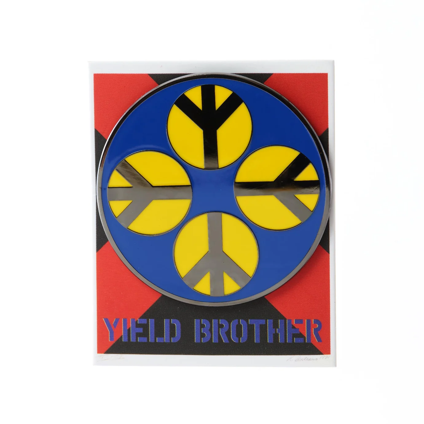 ROBERT INDIANA Yield Brother Pin - Image 2