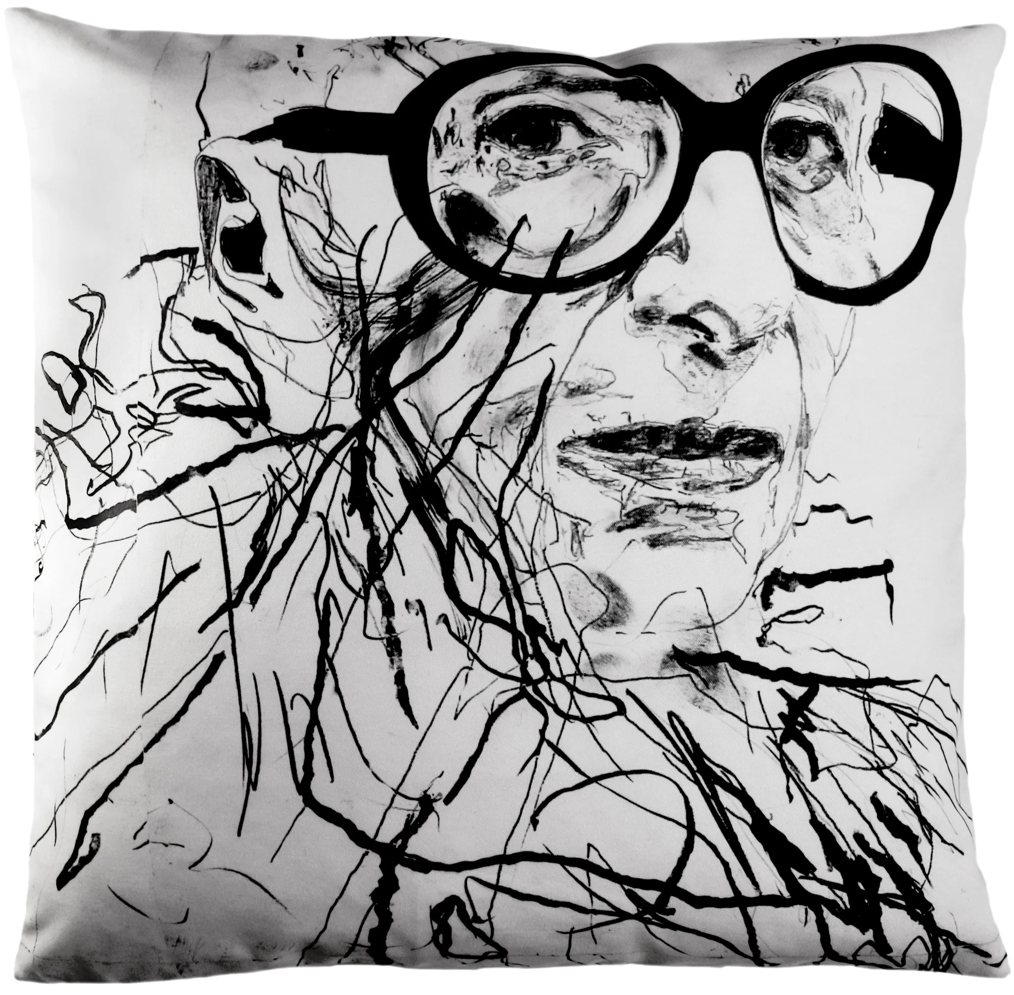 Robert Knoke Iris Apfel Pillow for Henzel Studio - Image 3