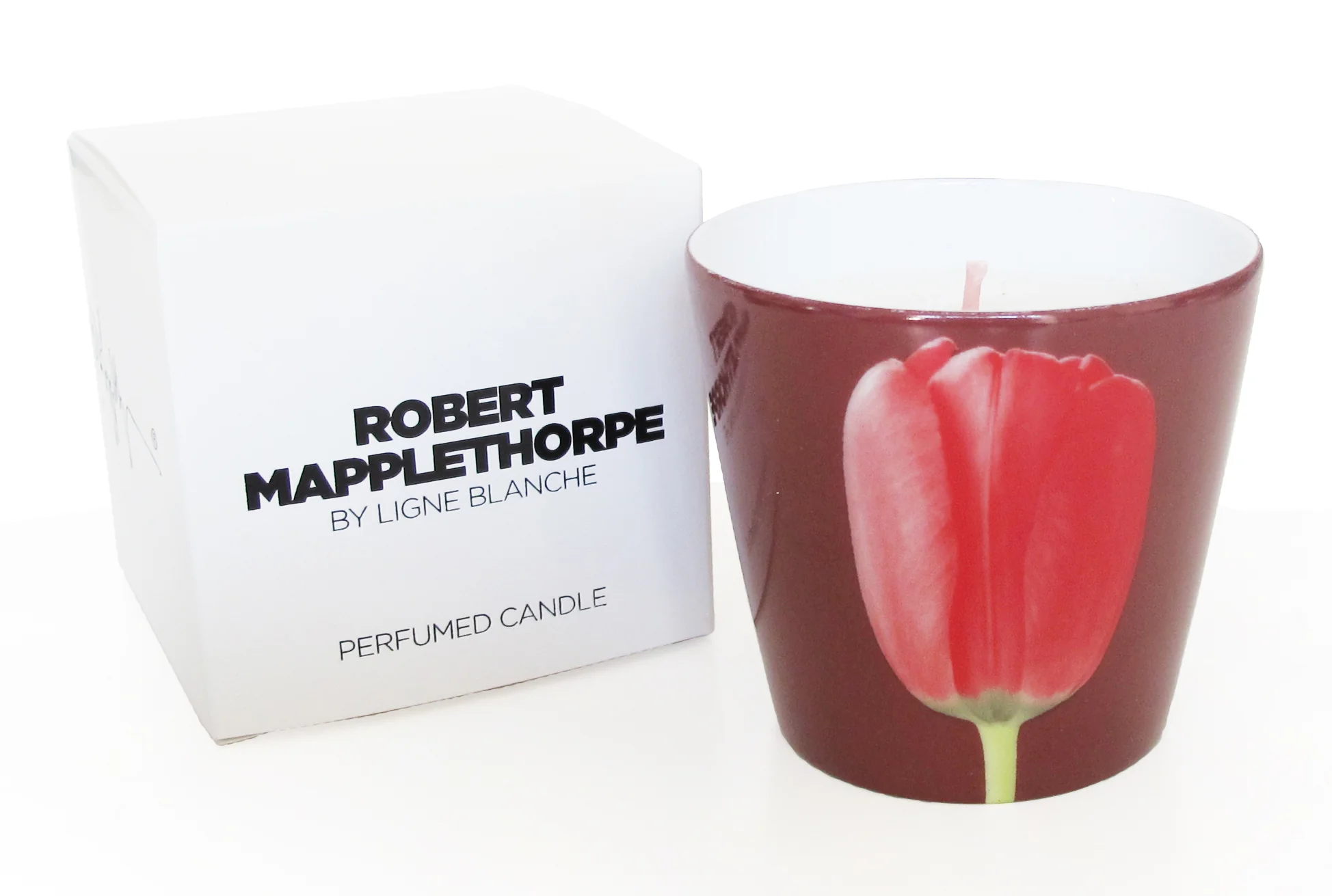 ROBERT MAPPLETHORPE PERFUMED PORCELAIN RED TULIP CANDLE - Image 3