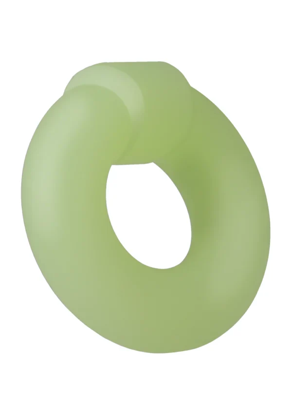 Rock Solid The Mega Ring Glow in the Dark Silicone Cock Ring - Green - Image 5