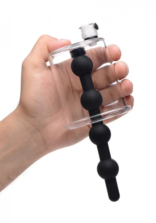 Tom of Finland Rosebud Cylinder with Beaded Silicone Insert - Image 7