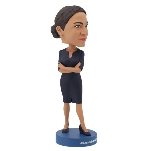 Alexandria Ocasio-Cortez Bobblehead Statue - Image 4