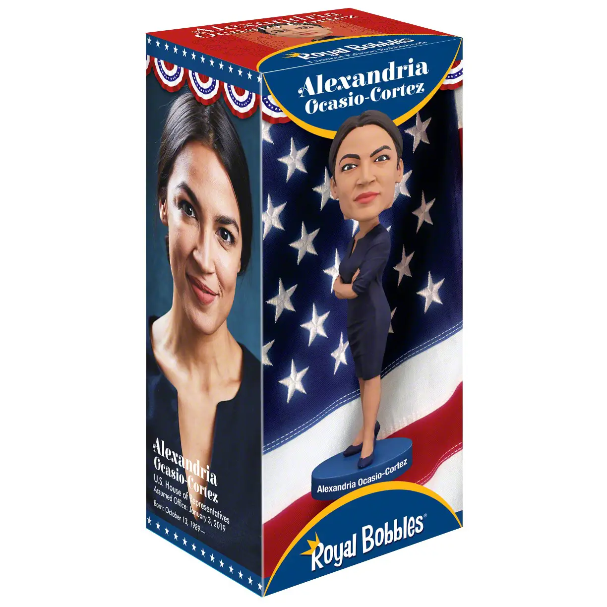 Alexandria Ocasio-Cortez Bobblehead Statue - Image 5