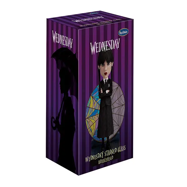 Wednesday Stained Glass Collectible Bobblehead - Image 5