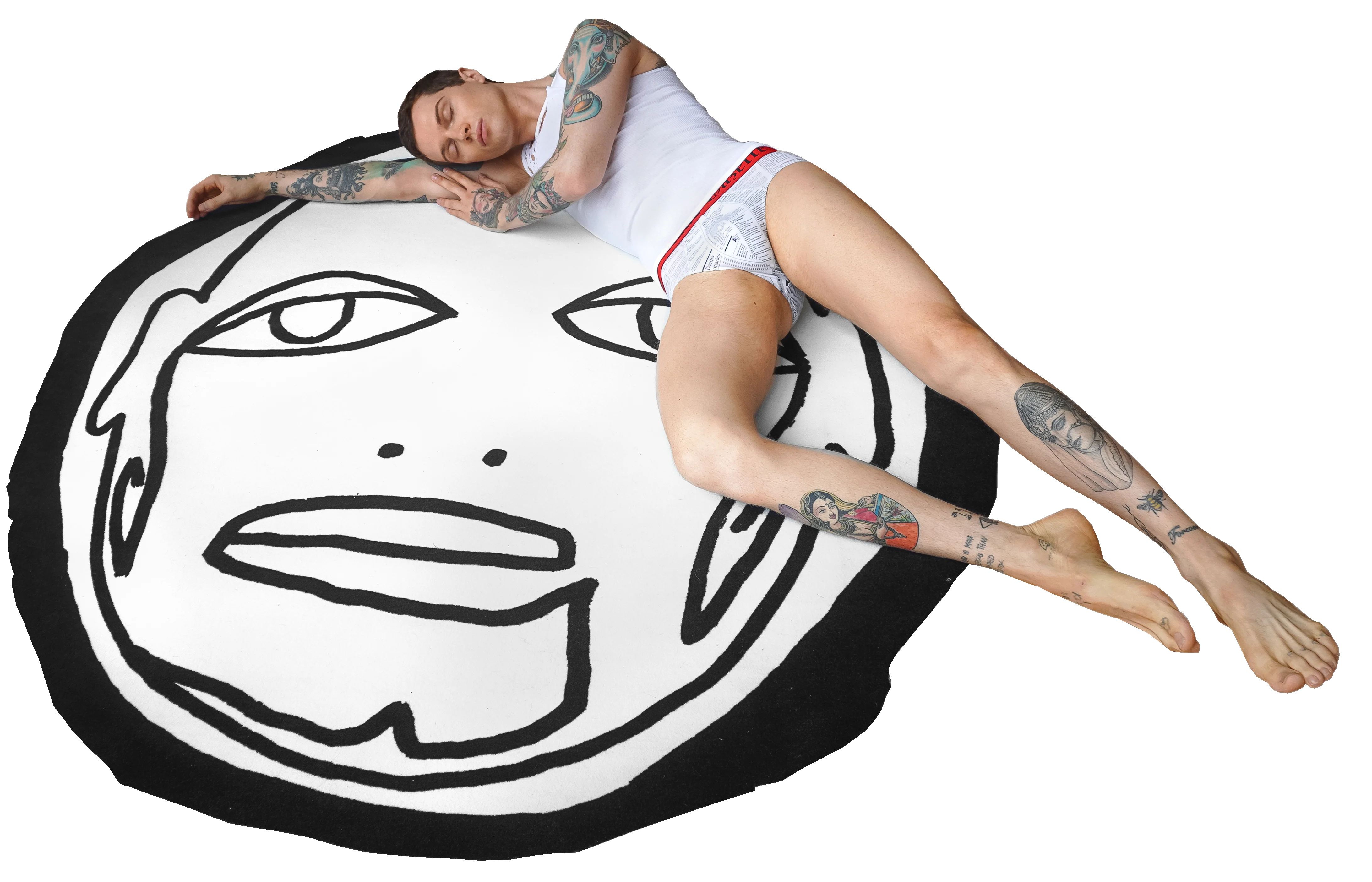 Rug by Patrick Church x HENZEL STUDIO Rug: ALL OVER YOU I