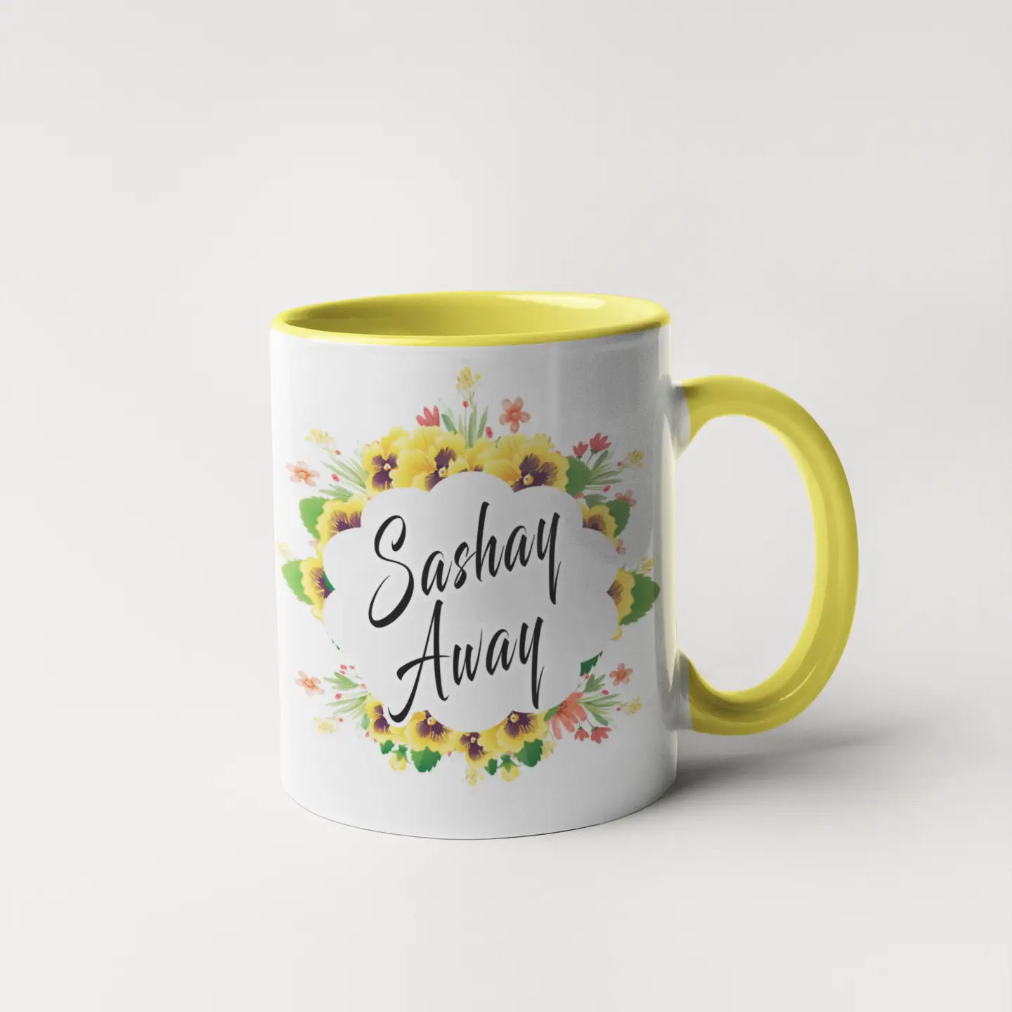 Sashay Away Coffee Mug - Floral Fancy and Delicate - Image 3