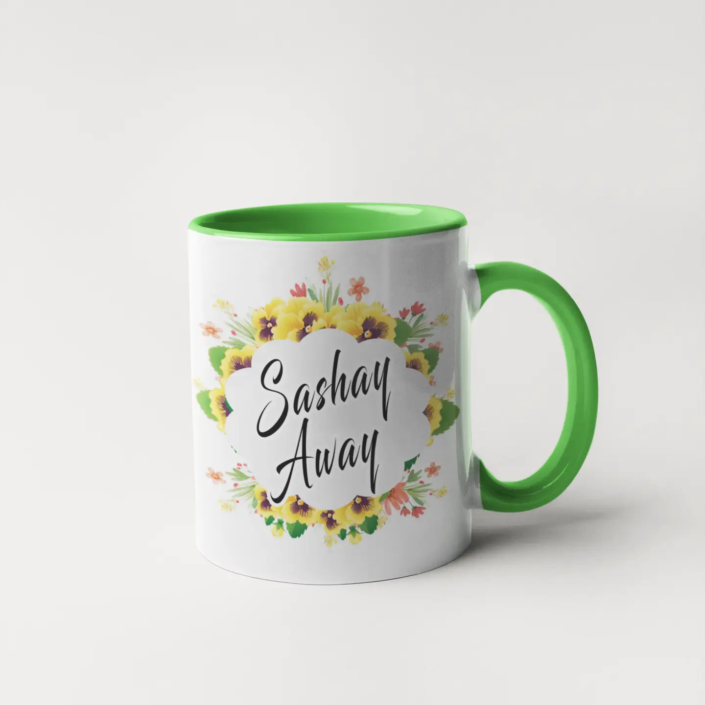 Sashay Away Coffee Mug - Floral Fancy and Delicate - Image 4