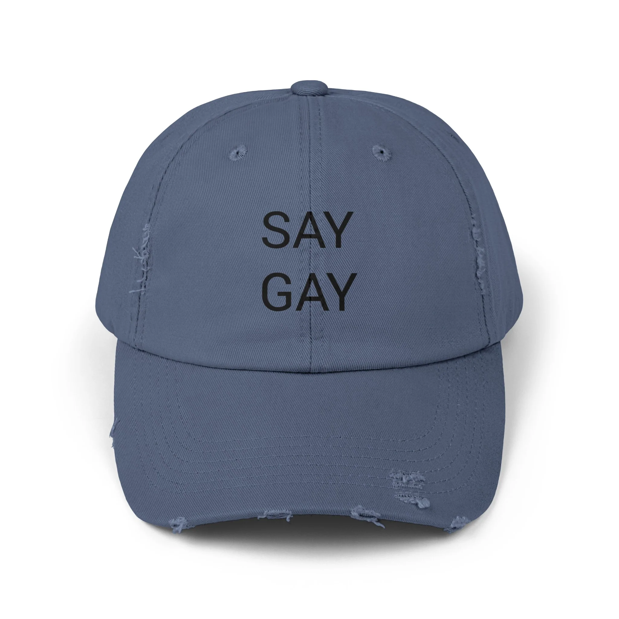 SAY GAY Distressed Cap in 6 colors - Image 4