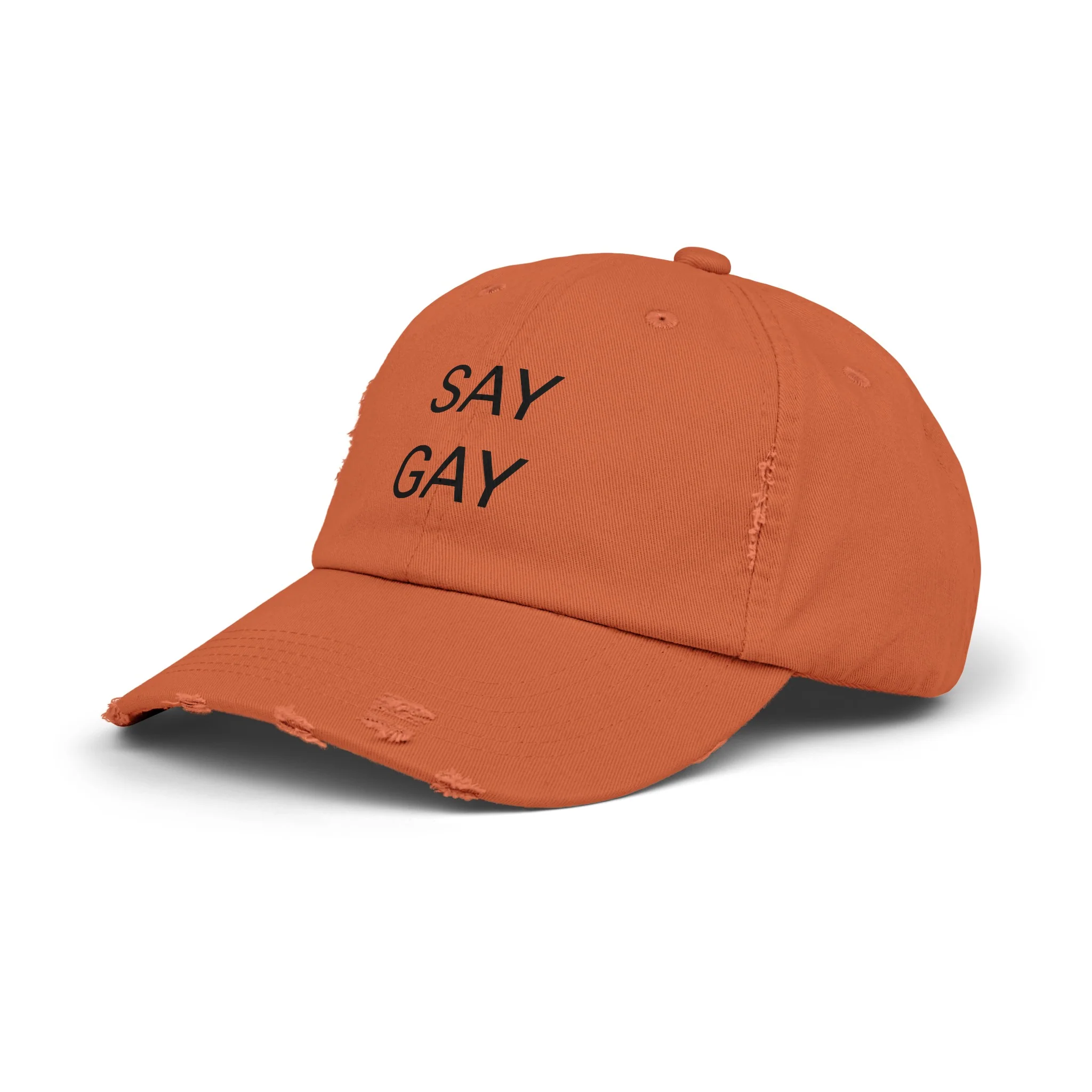 SAY GAY Distressed Cap in 6 colors - Image 7