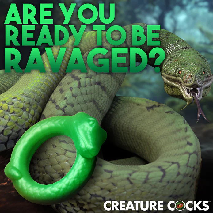 Creature Cocks Serpentine Silicone Cock Ring - Image 4