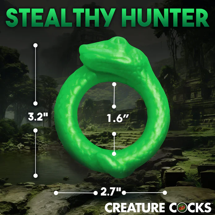 Creature Cocks Serpentine Silicone Cock Ring - Image 5