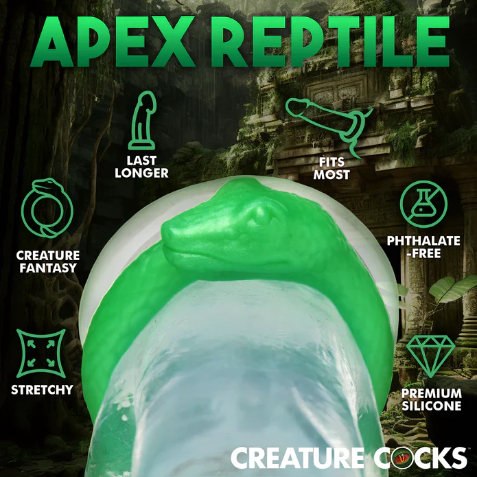 Creature Cocks Serpentine Silicone Cock Ring - Image 6