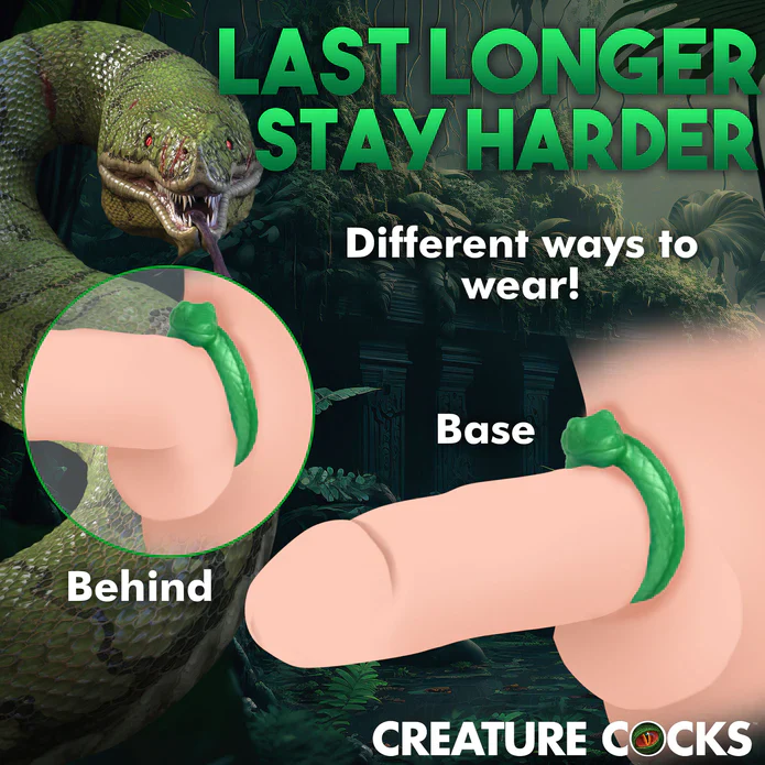 Creature Cocks Serpentine Silicone Cock Ring - Image 7