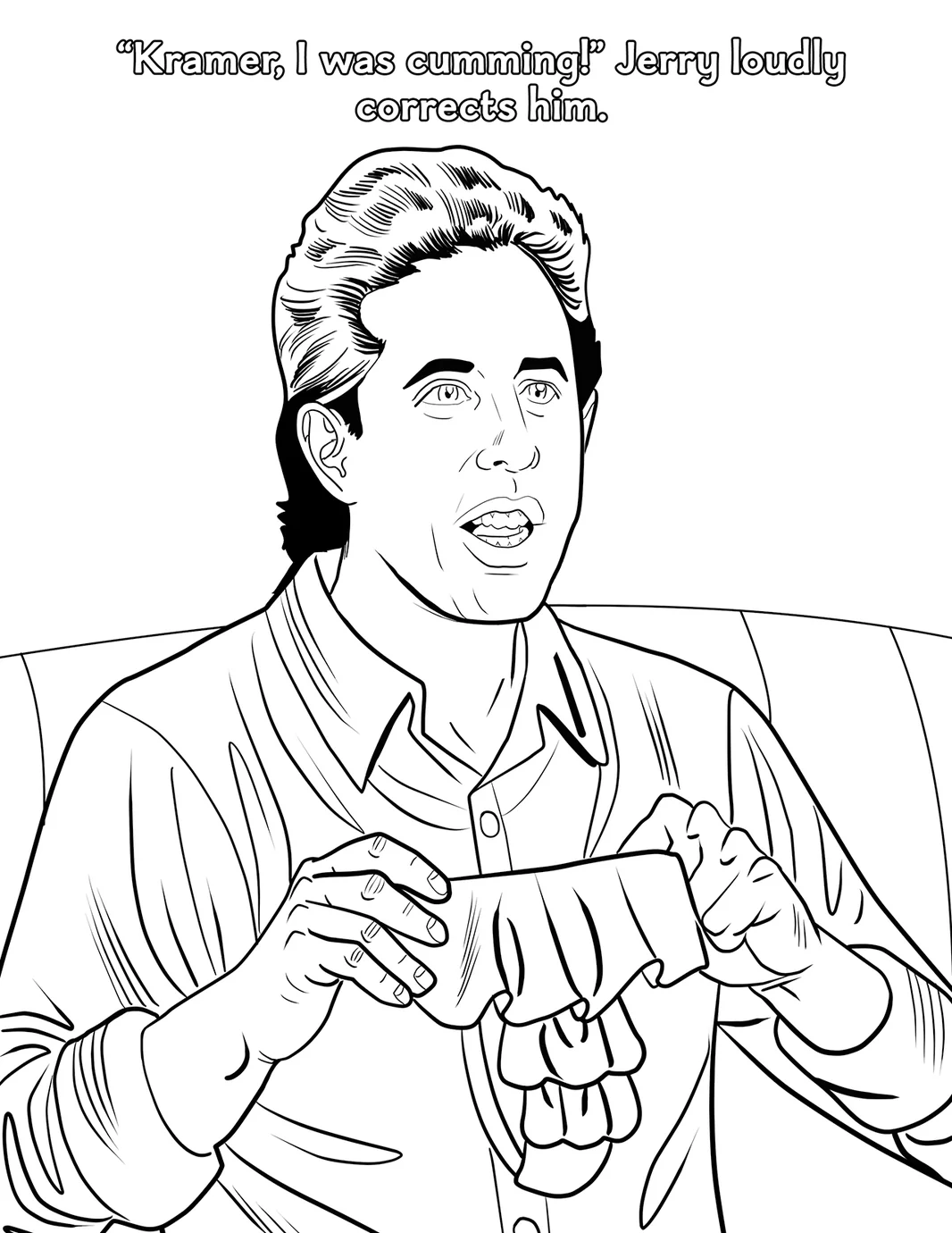 Sexfeld P0rn Parody Coloring Book - Image 3